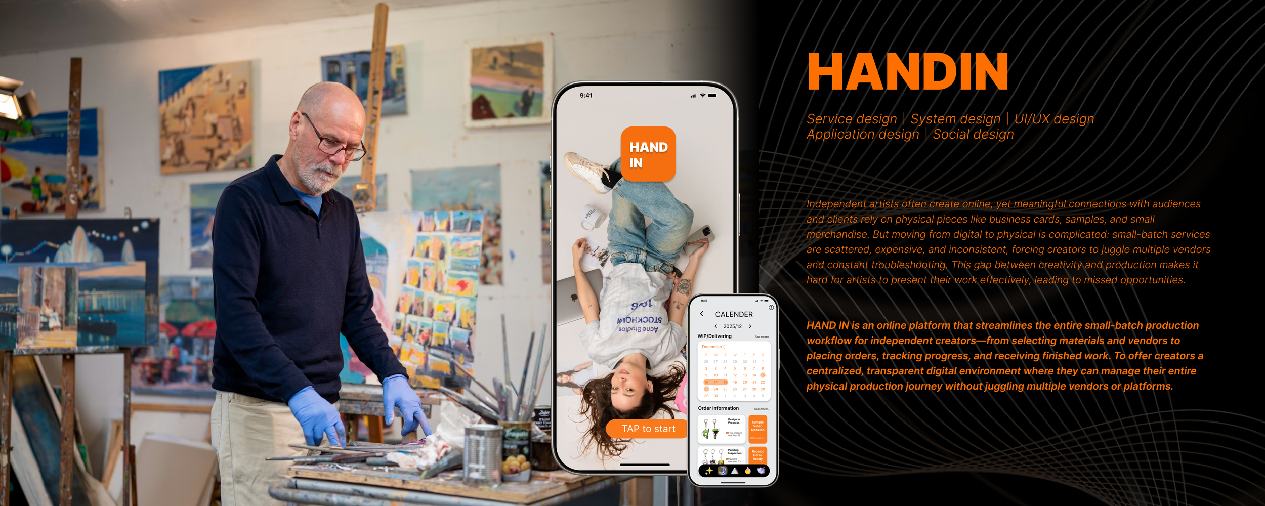 UI/UX Design- HANDIN