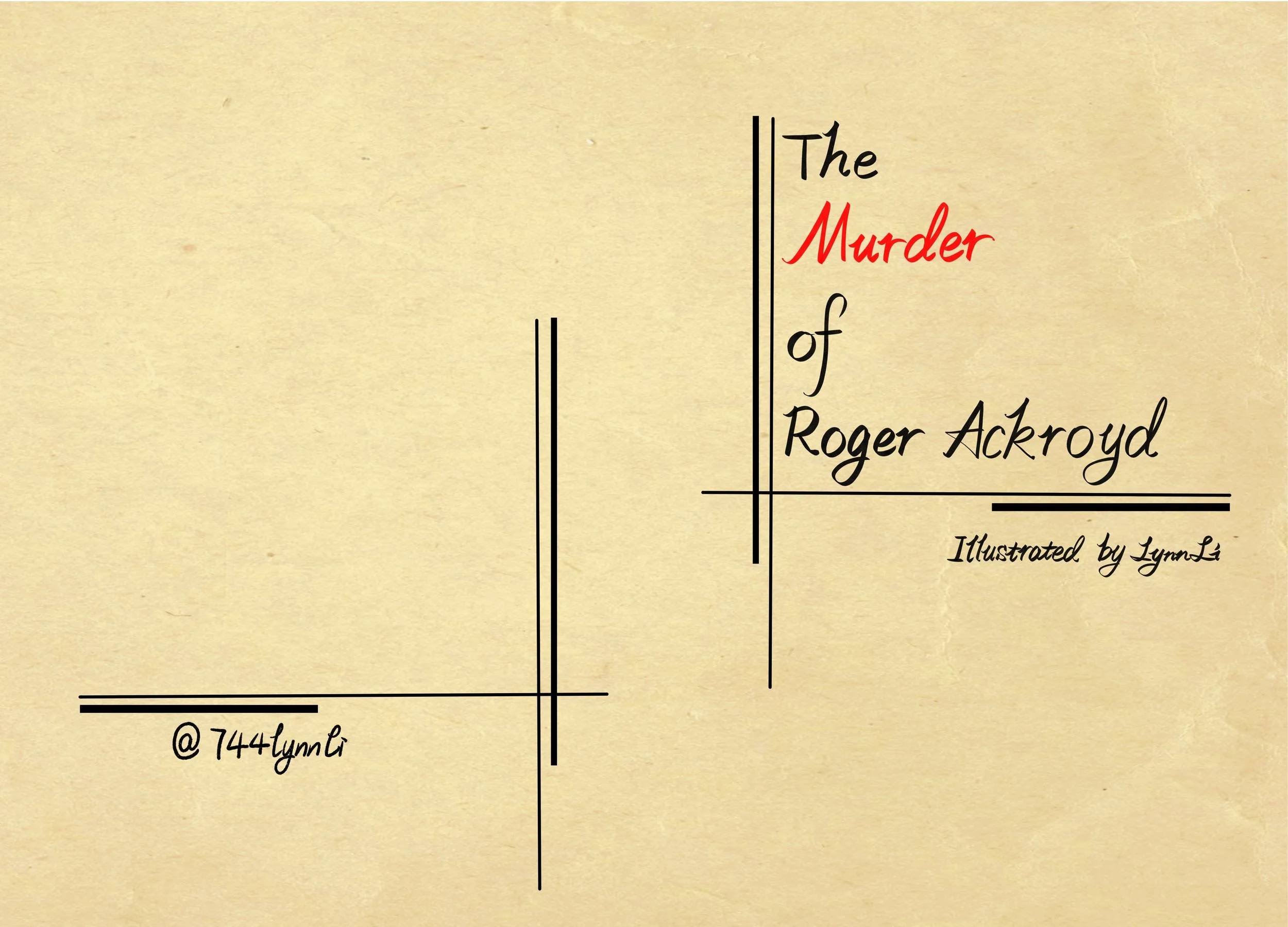 The Murder Of Roger Ackroyd- Visual Illustration
