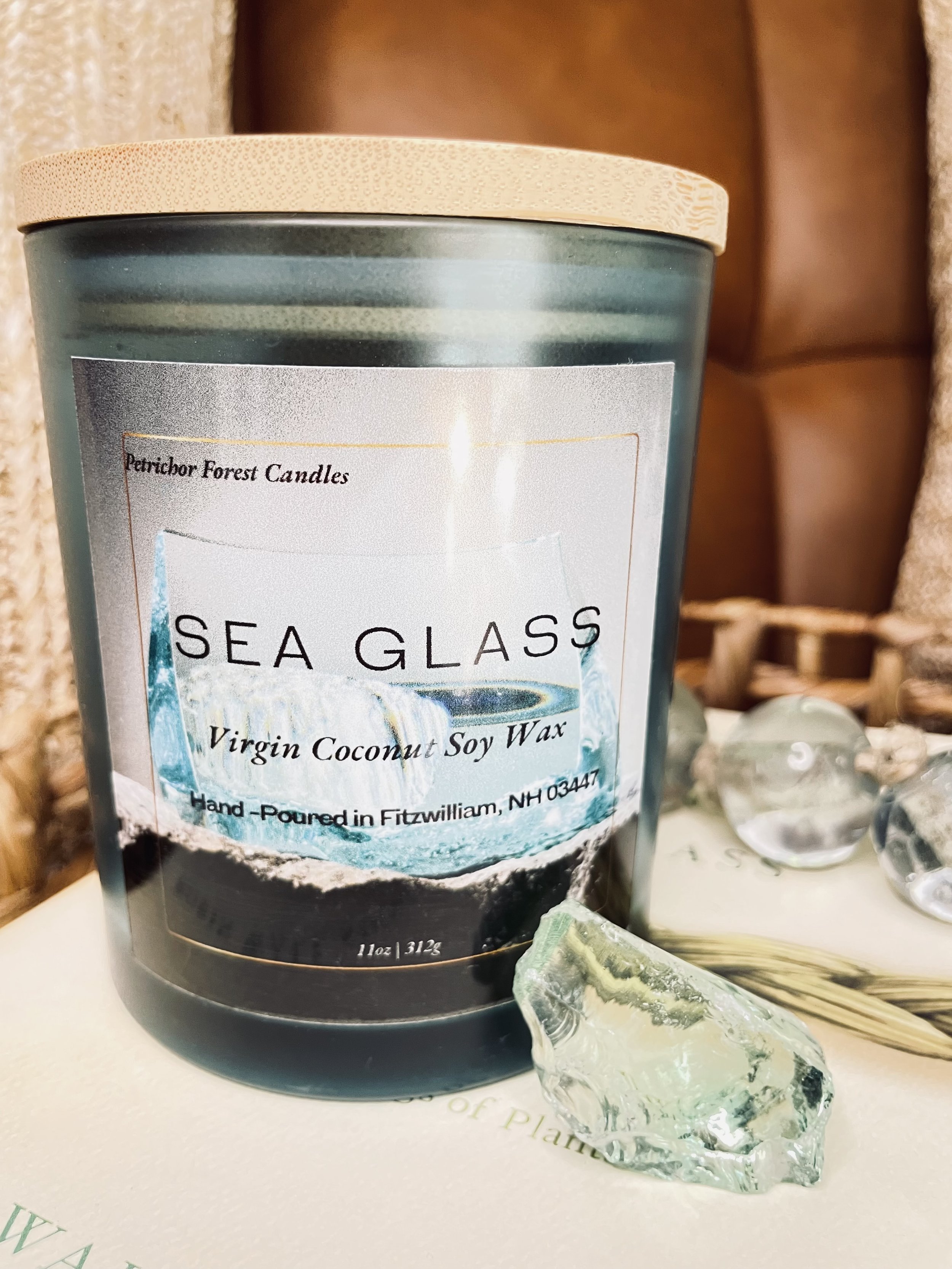 Sea Glass Candle
