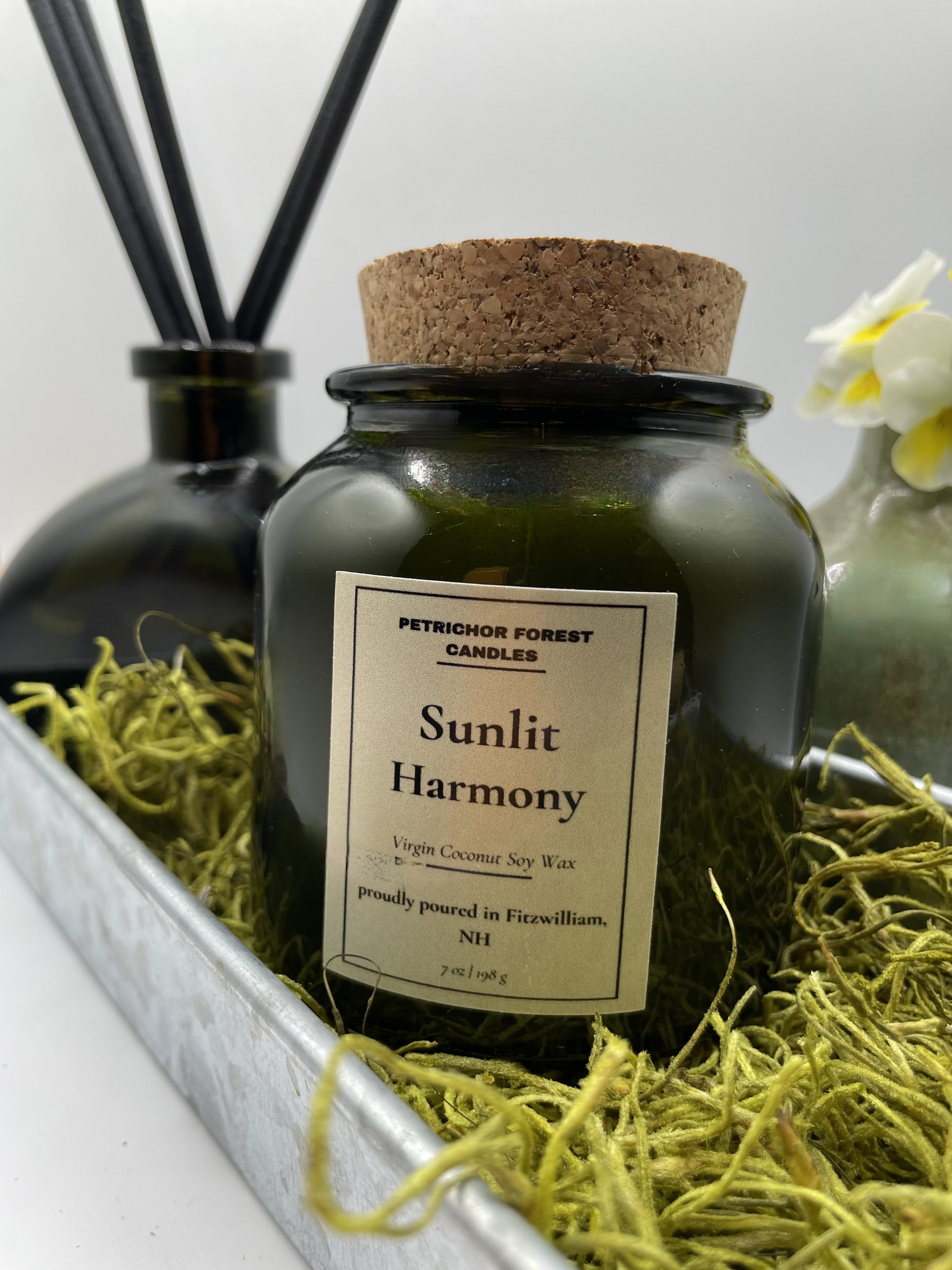 Sunlit Harmony Reed Diffuser and Candle Set