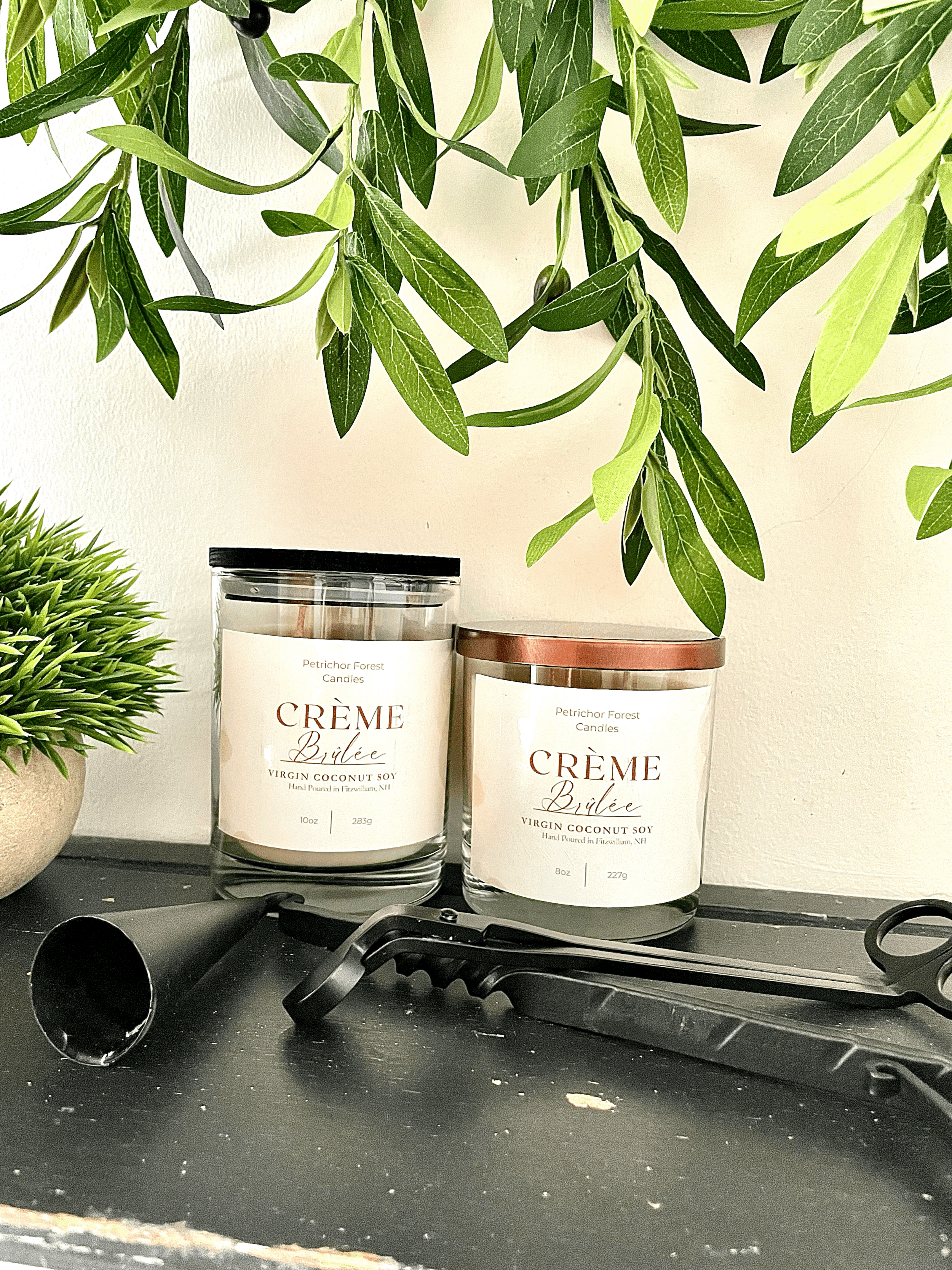 Crème Brûlée Candle in Reusable Rocks Glass