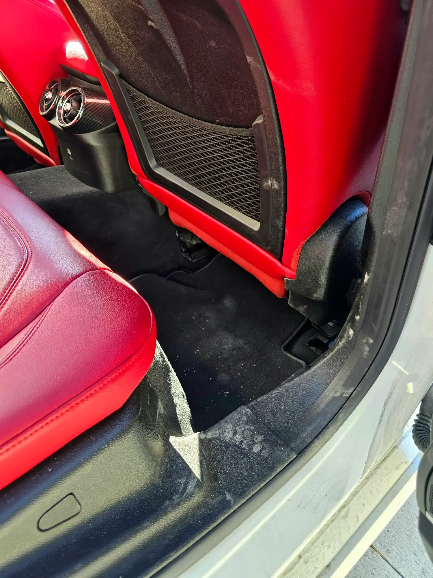 Dirt, stains, and interior buildup