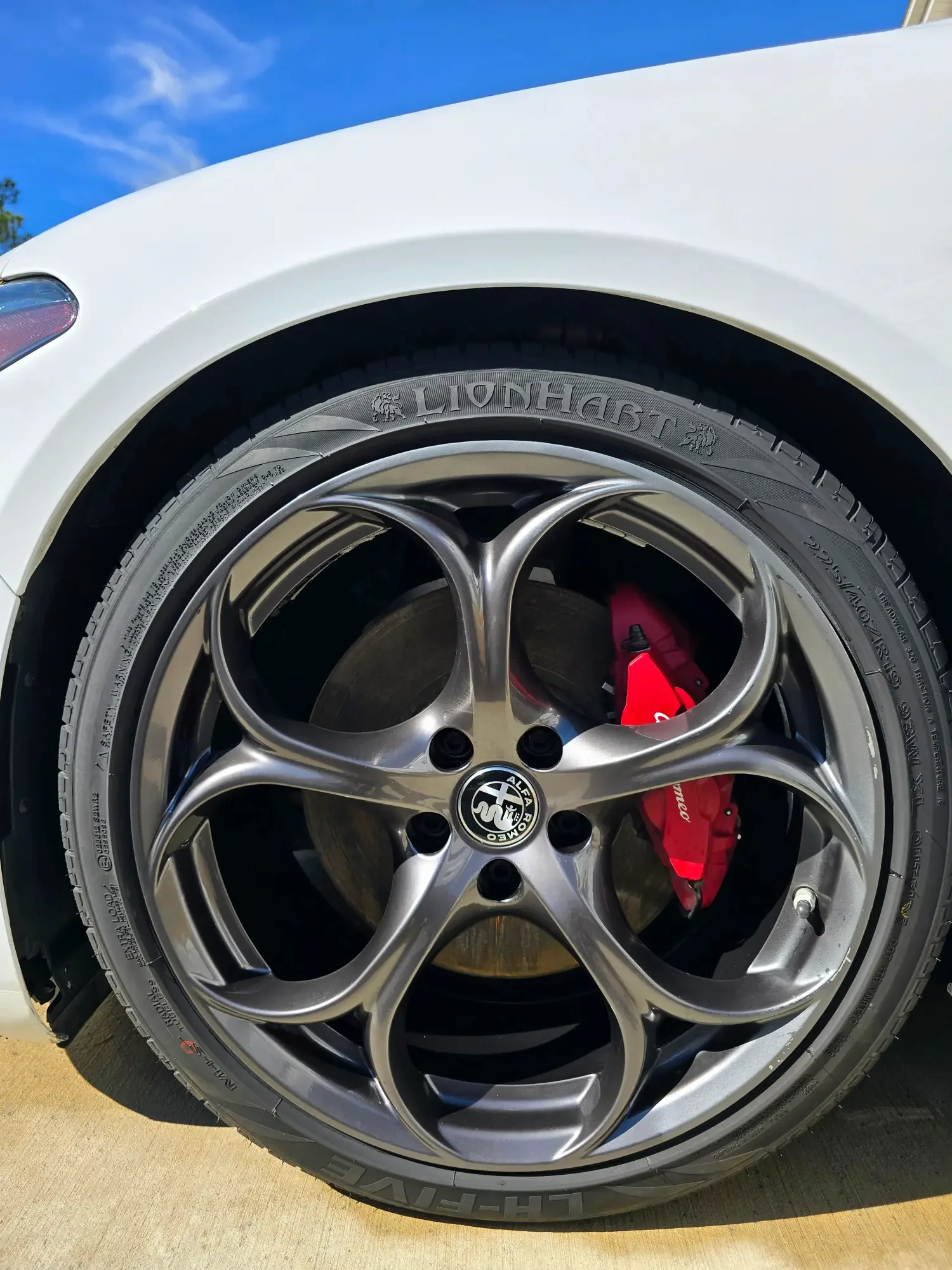 Wheels deep cleaned and restored to a like-new finish