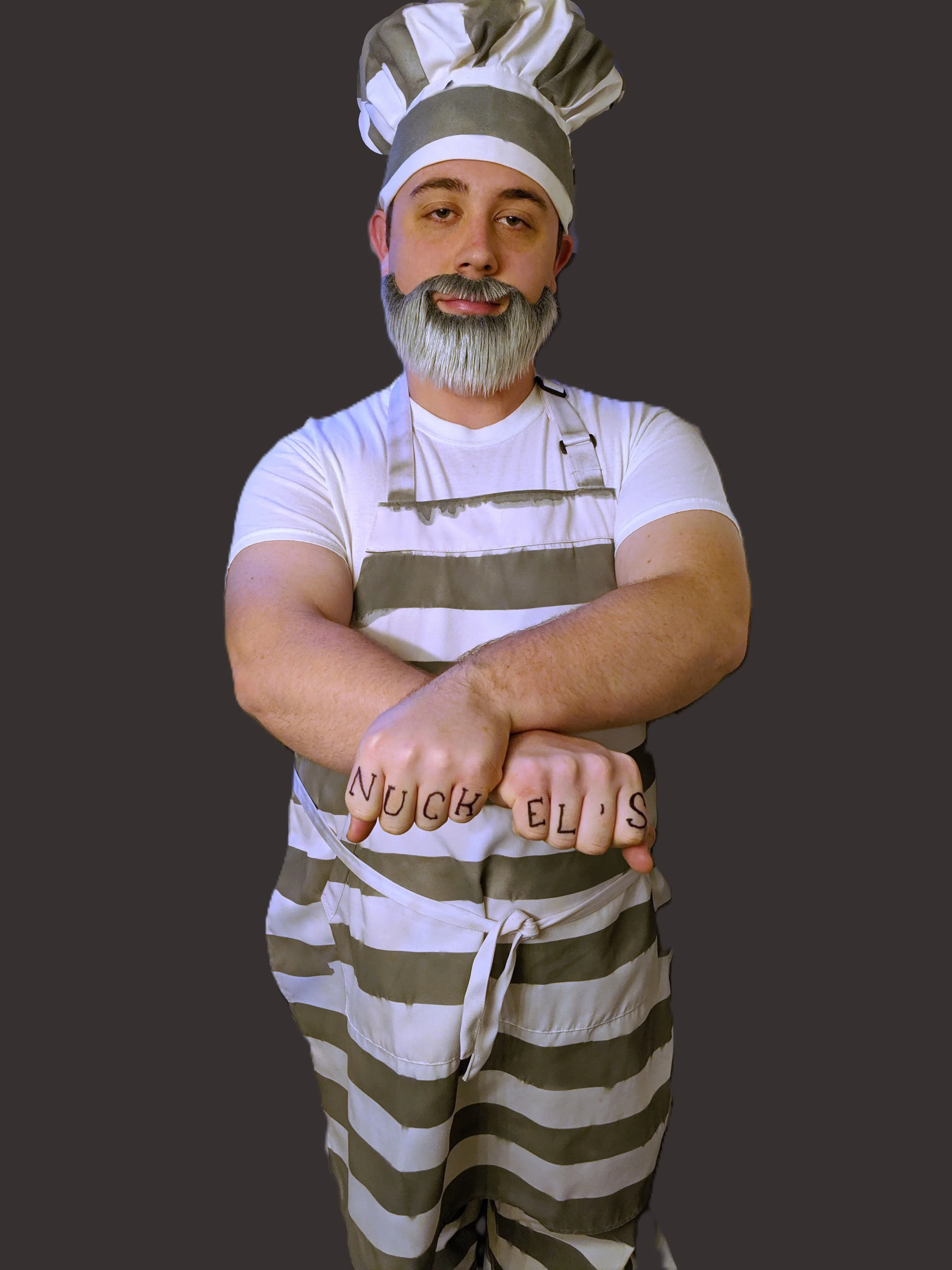 Homemade cosplay of Knuckles McGinty from Paddington 2