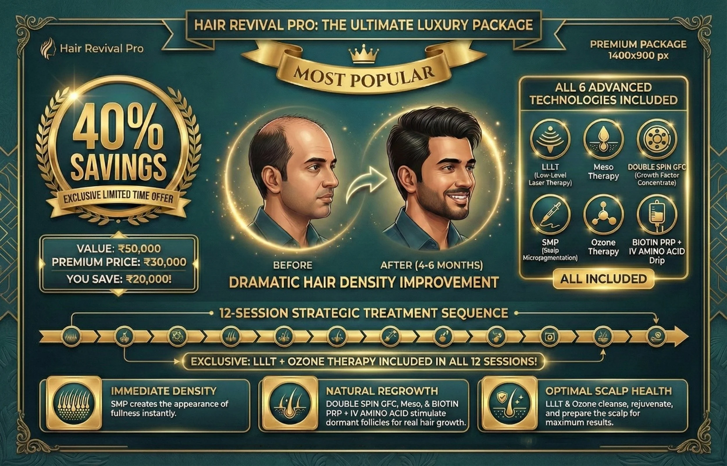 hair regrowth and hair thinning for men , prp gfc mesotherapy