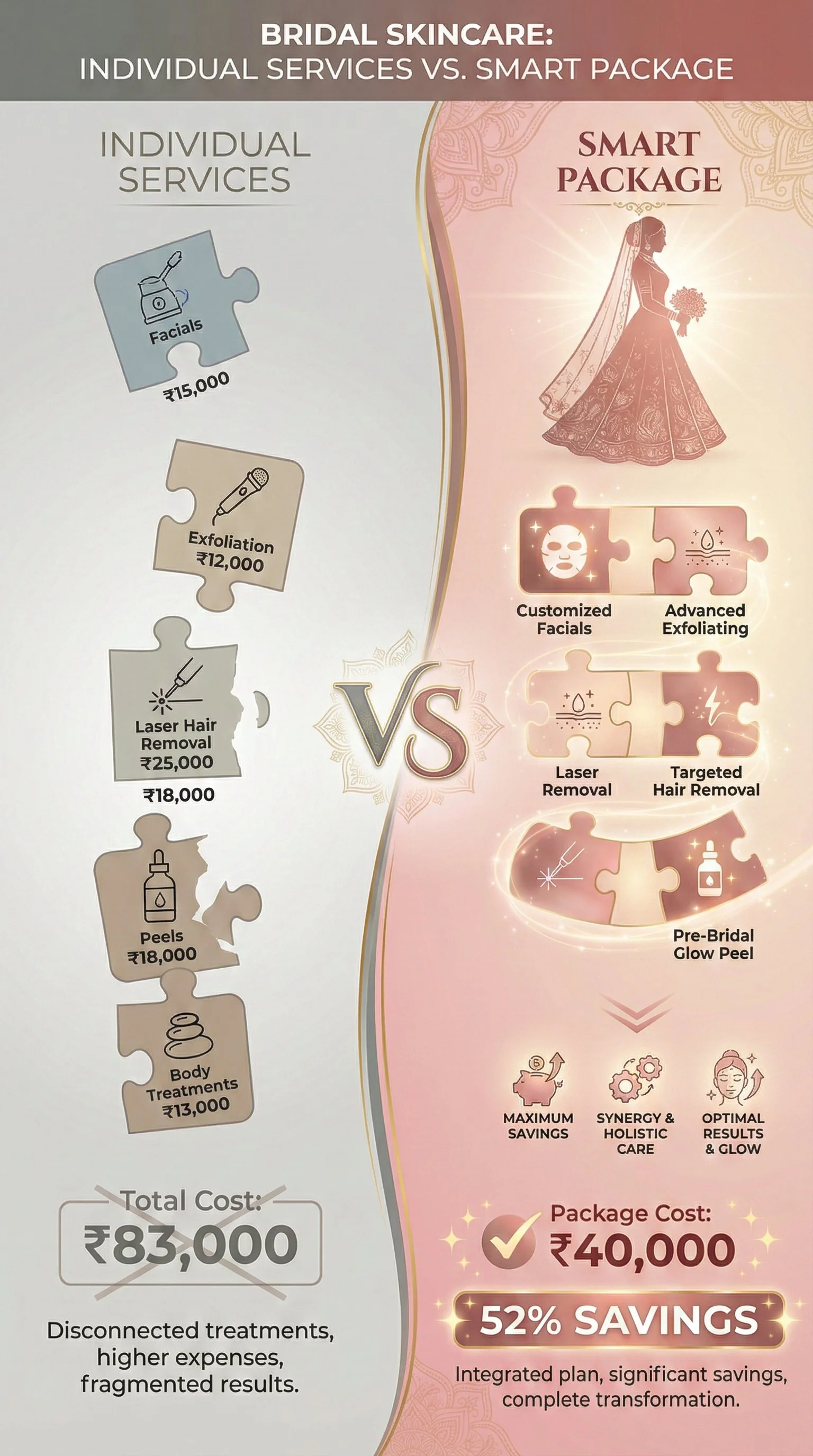 facial for wedding glow