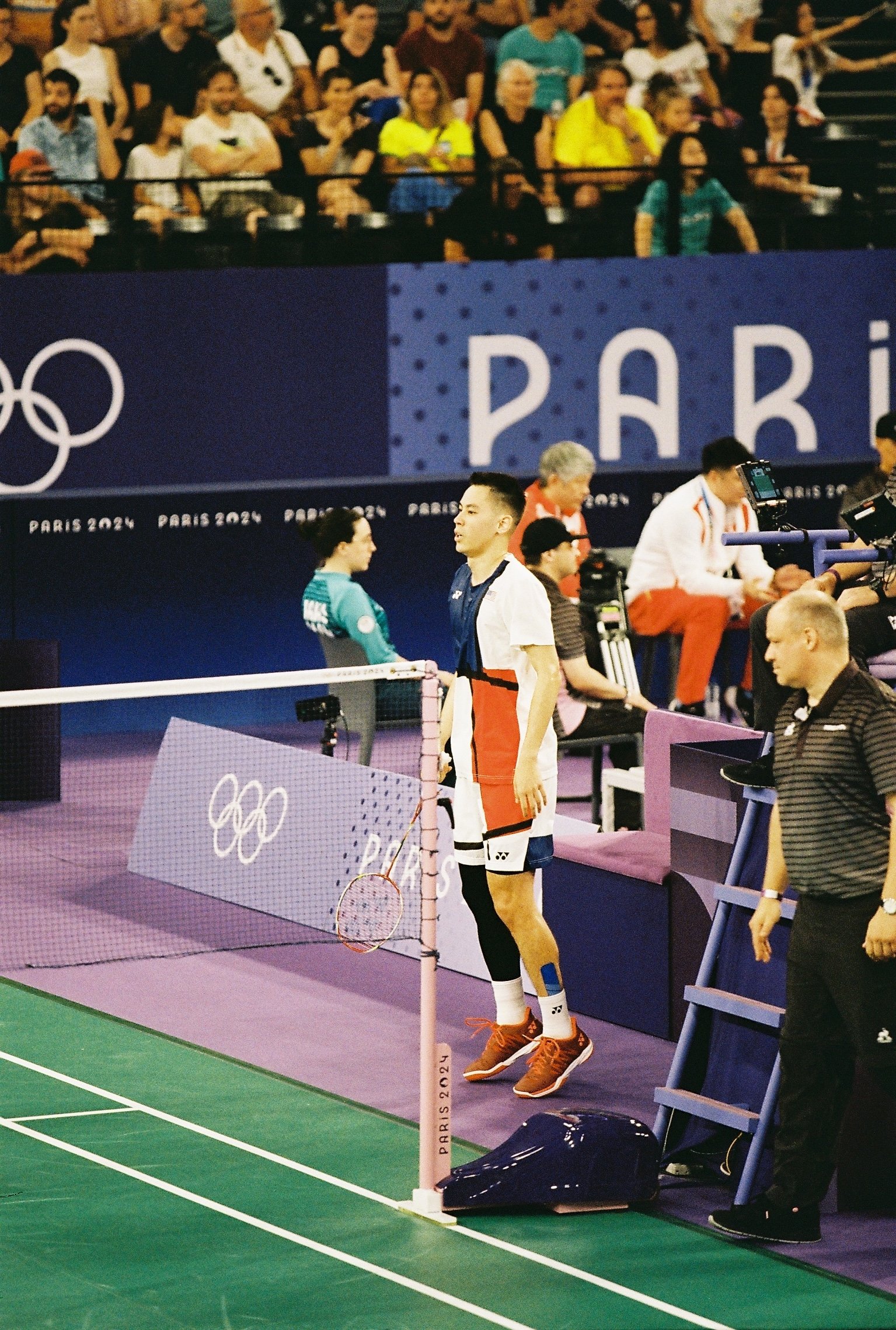Howard Shu the number one US badminton player at the Paris 2024 Olympic Games