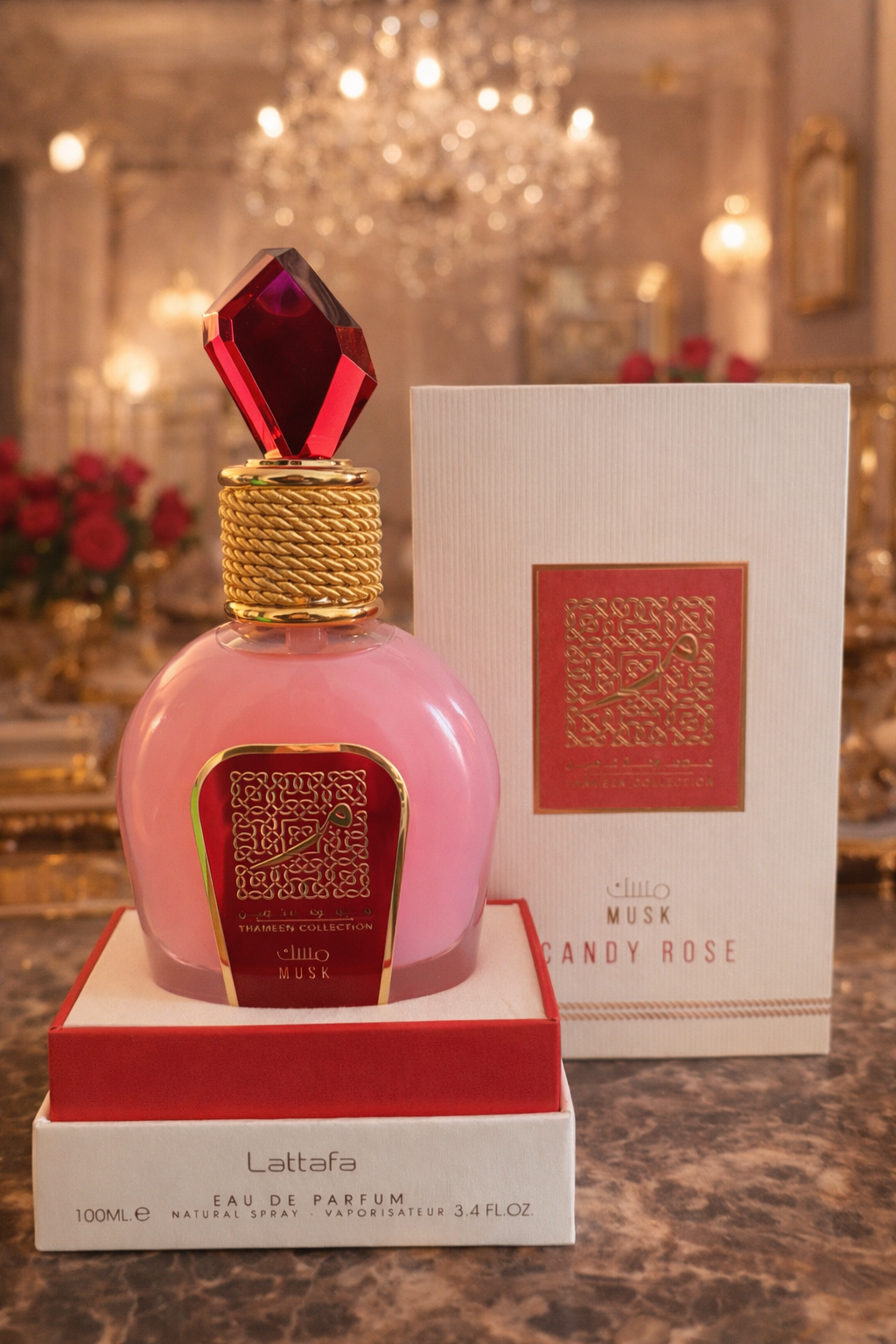 Luxurious fragrance display with elegance.png