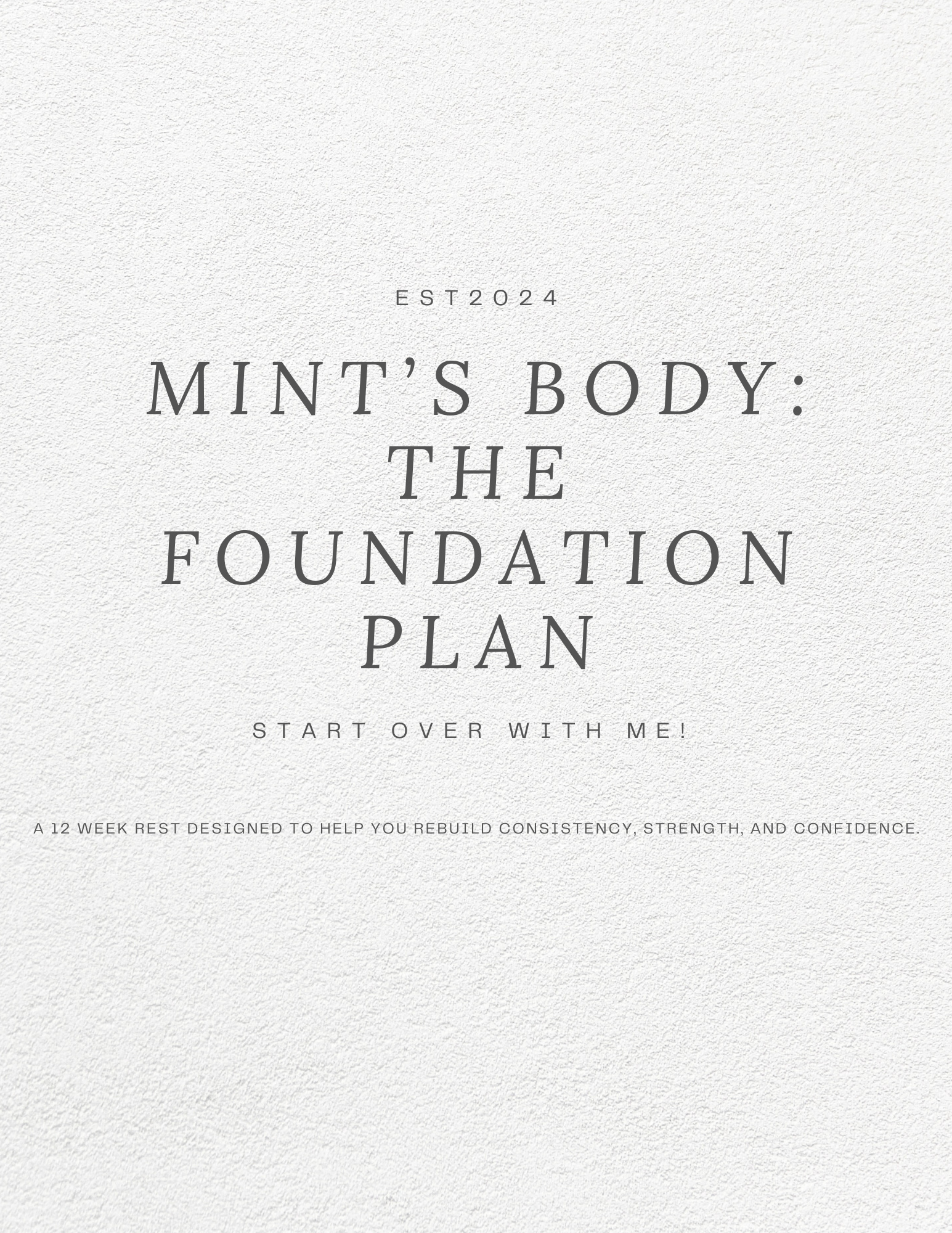 Mint's Body: The Foundation Plan