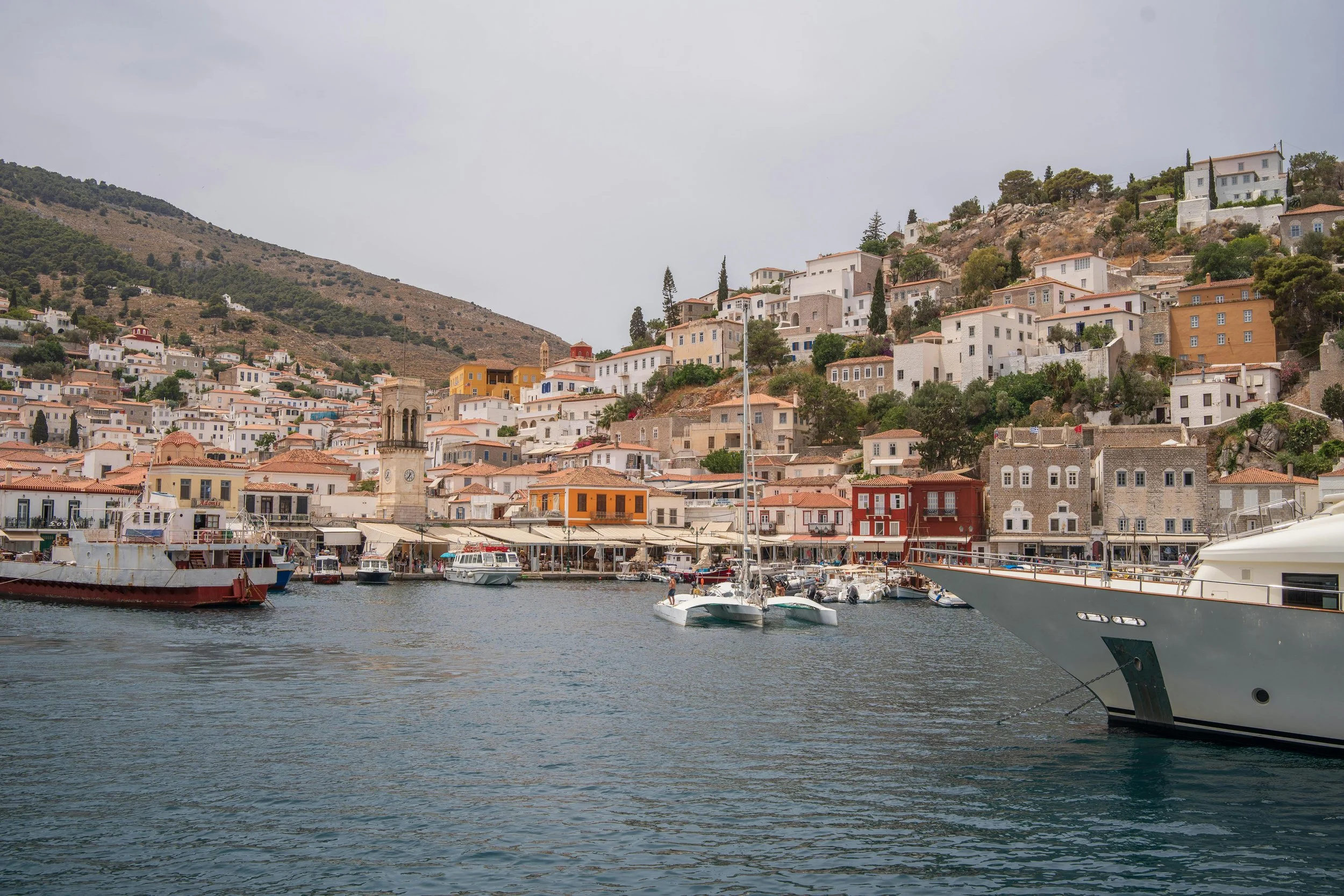 All-inclusive private boat trip to Hydra island harbor - Hellenic Speed Boats