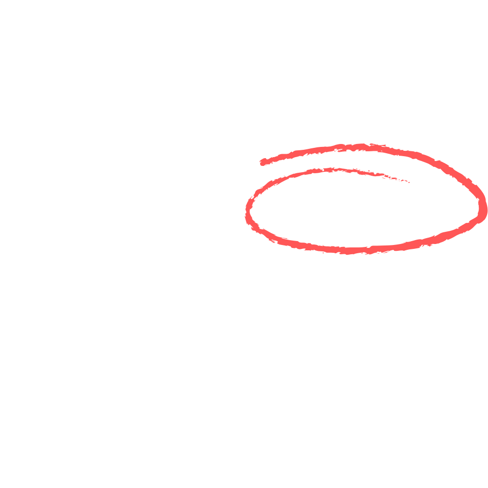 Text on a black background that reads 'Technical, Experienced, + Collaborative' with 'Burcu Mousa' handwritten inside a red oval.