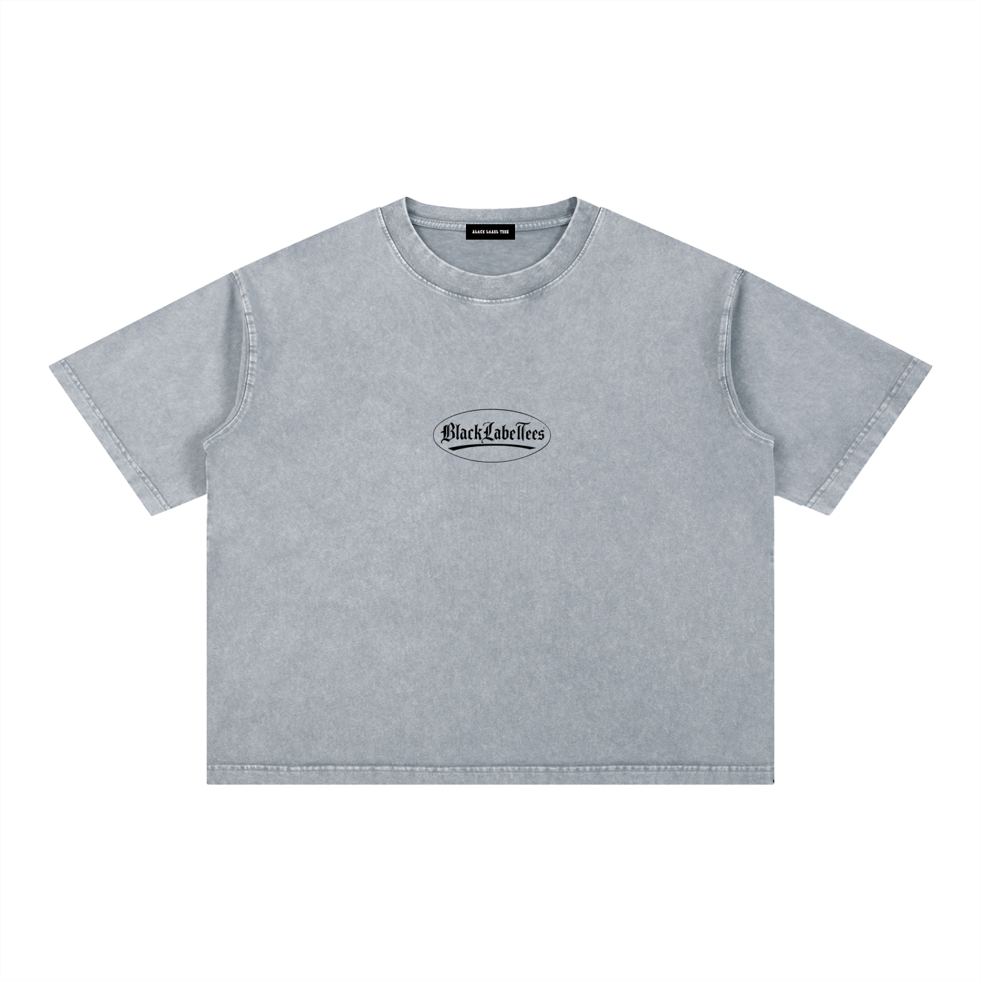 Men Skull Candy Wash Boxy Cotton T-Shirt