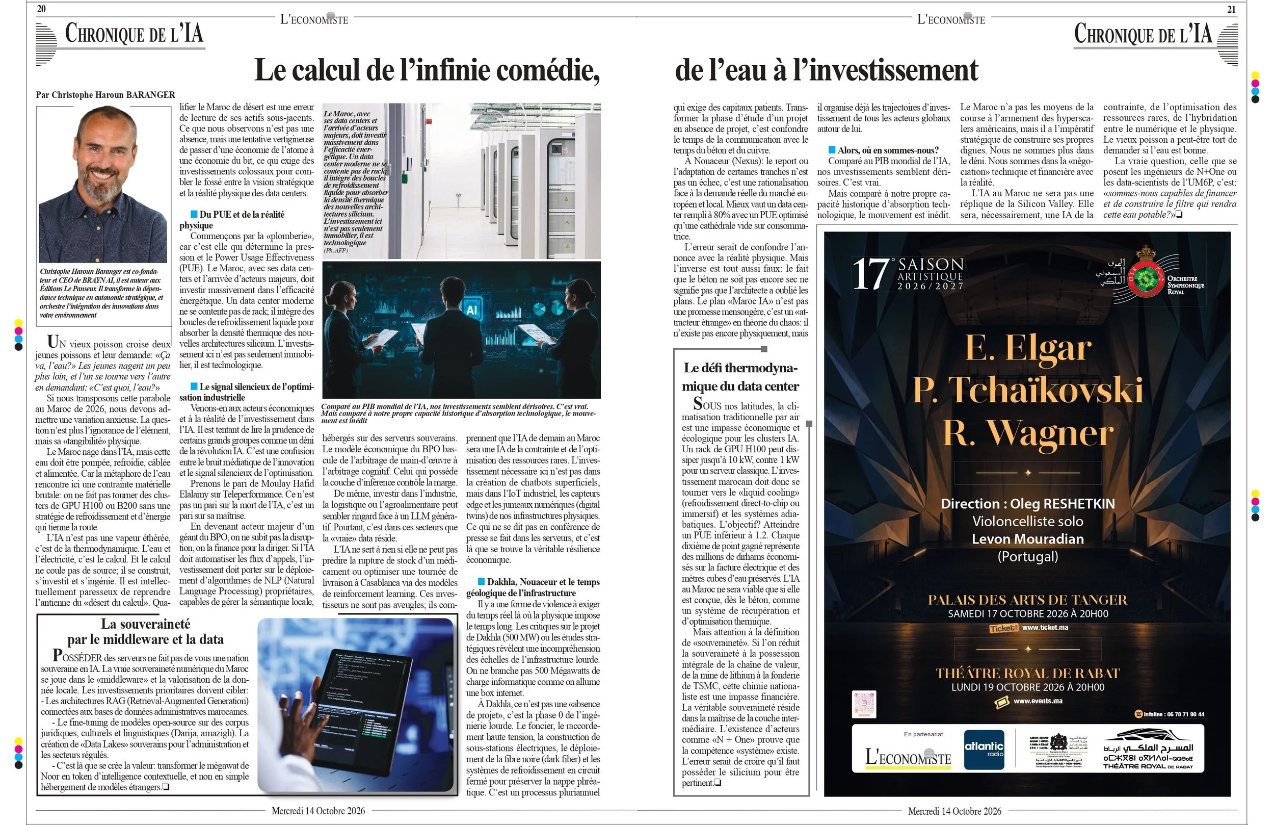 Christophe Haroun Baranger - Auteur - L'Economiste - Tout ce qui a lieu