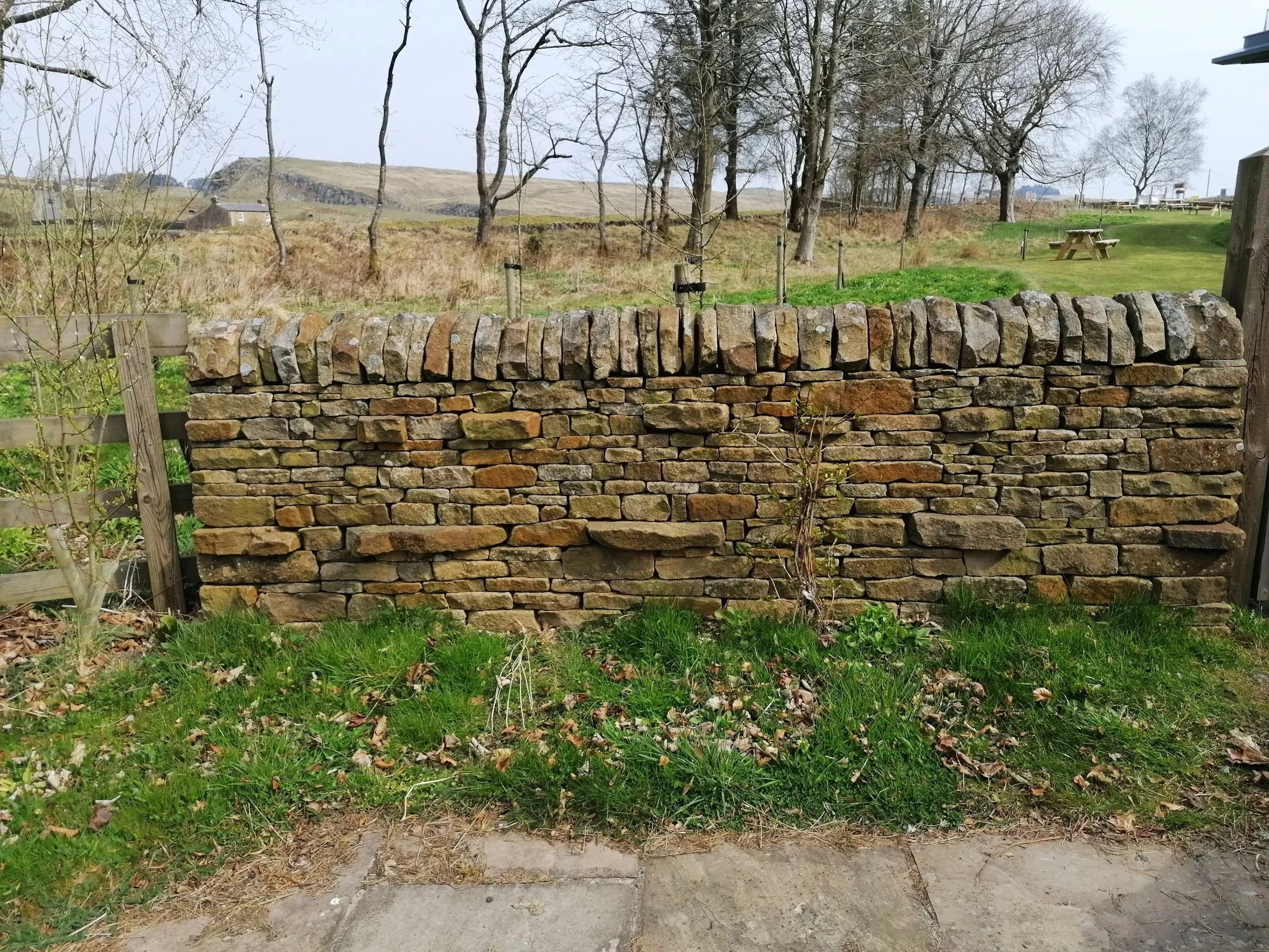 Ornamental Wall, Northumberland National Park,The Sill, Dry Stone Wall