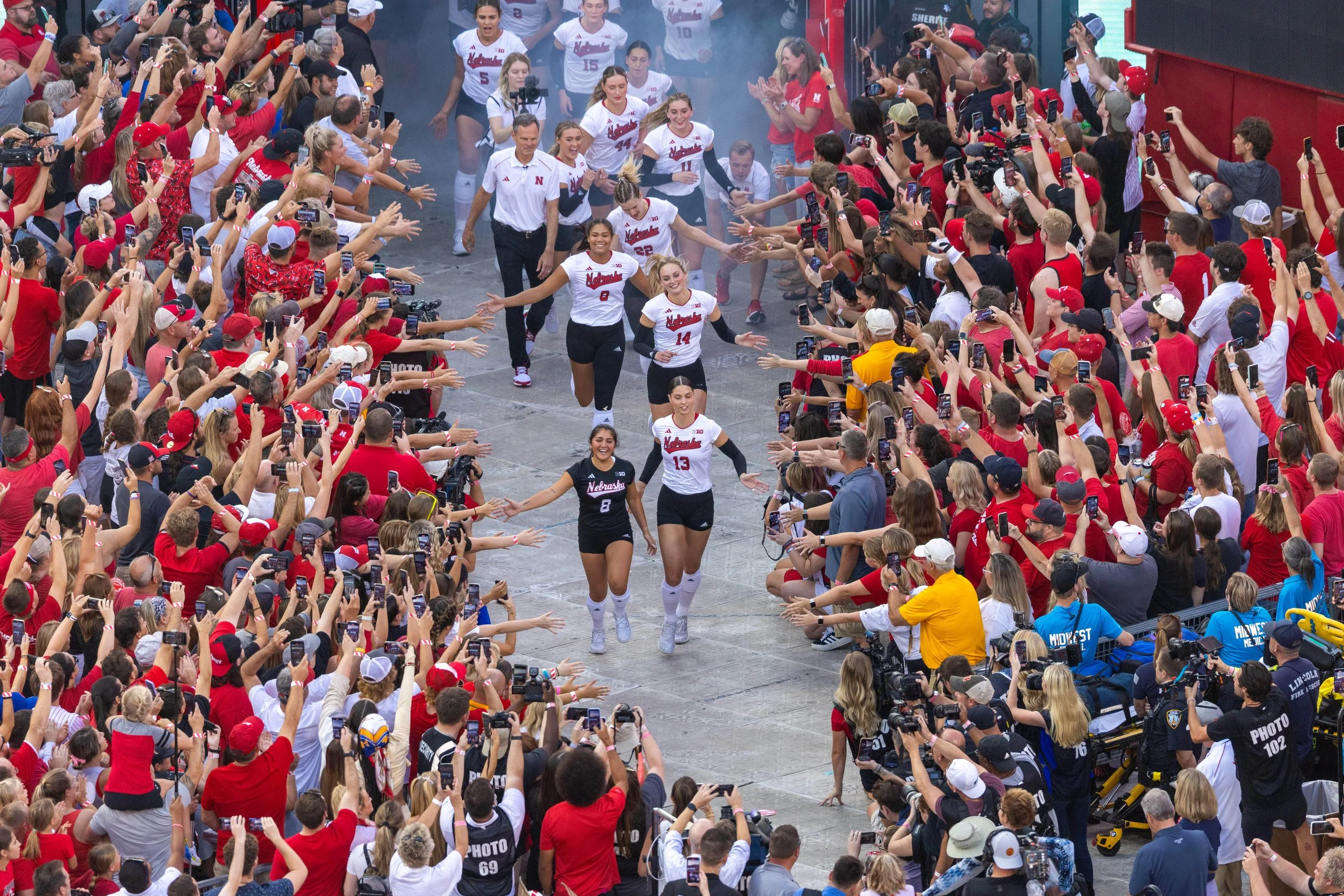 Nebraska Volleyball Team | August 30, 2023 | Volleyball Day in Nebraska