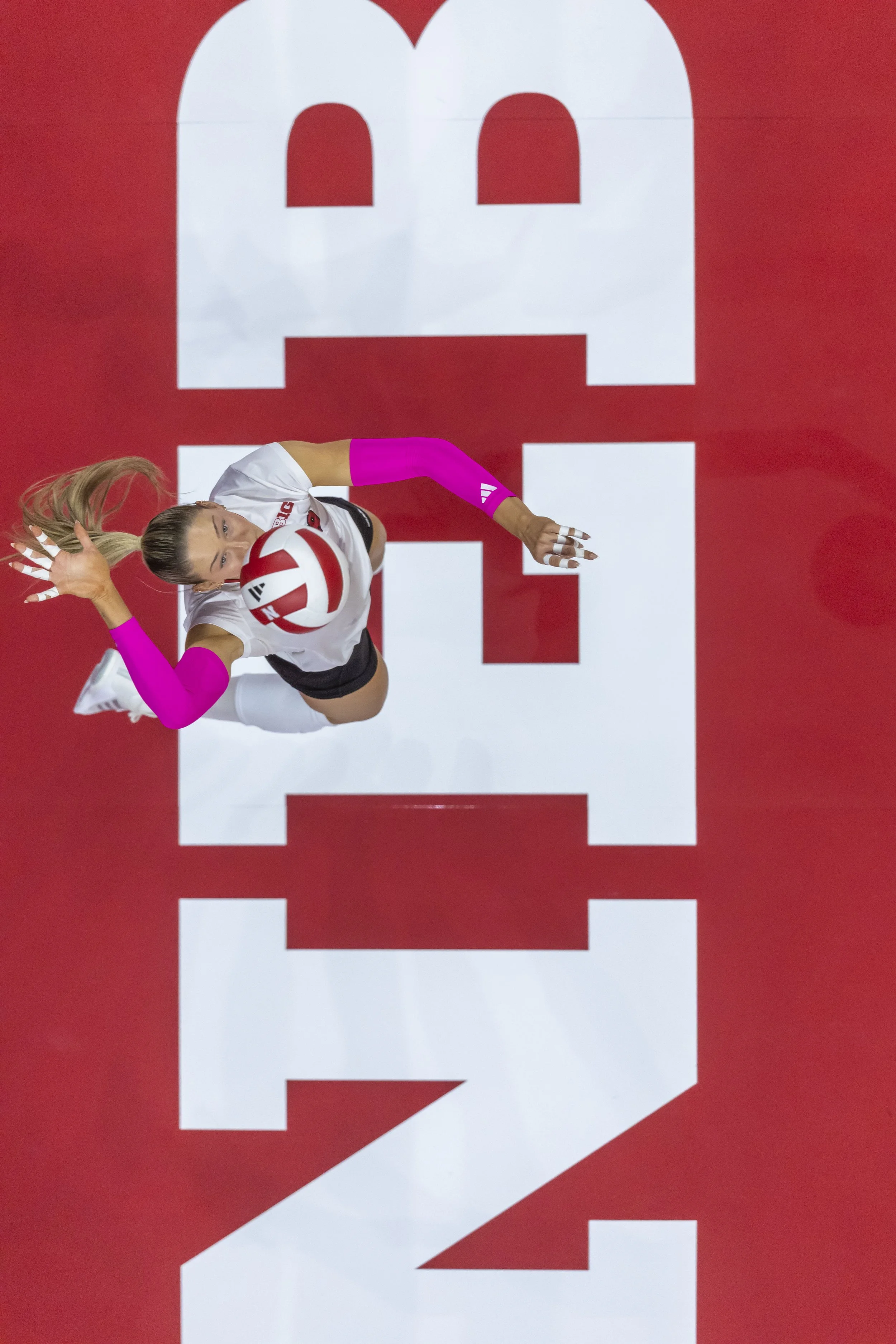 Nebraska middle blocker Andi Jackson #15 | October 24, 2025 | Volleyball vs Northwestern