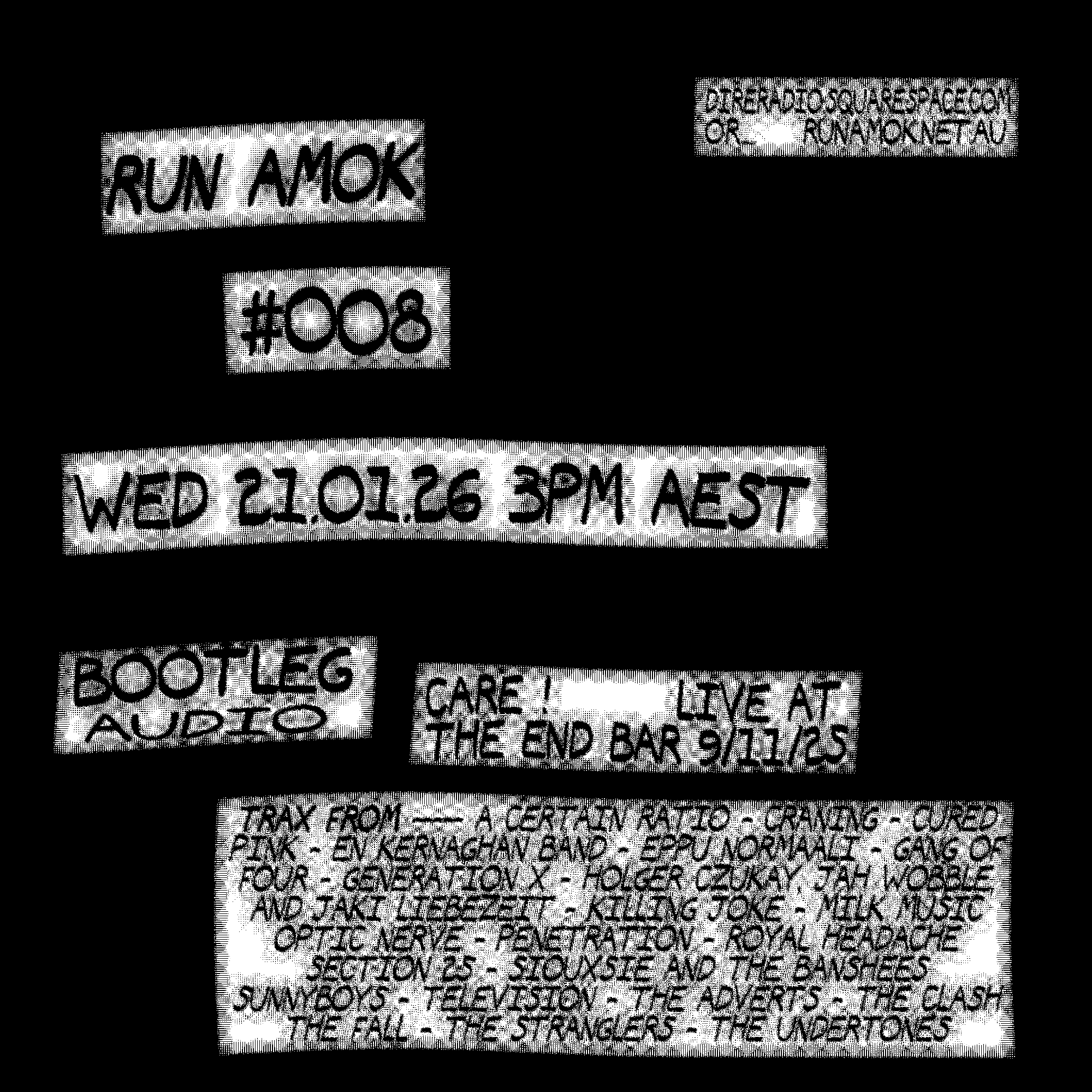 RUN AMOK · EPISODE #8