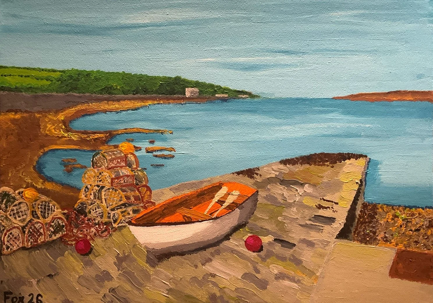 Scottish Harbour (unframed)