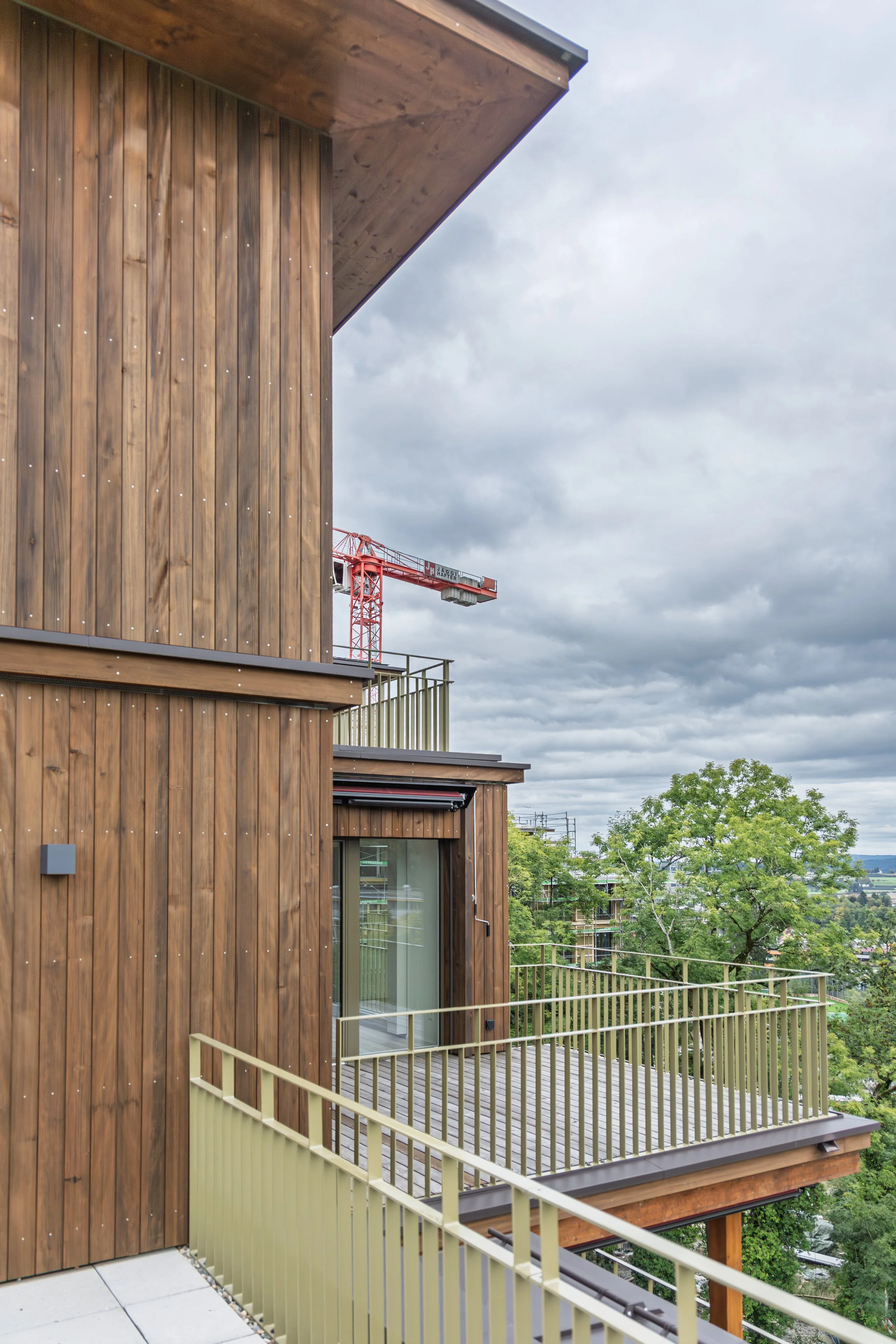Genossenschaftssiedlung Lerchnhalde Fassade