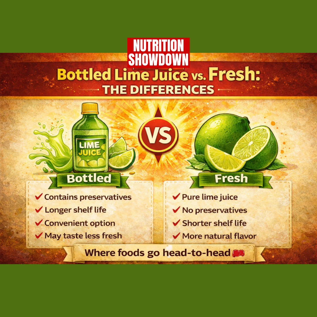 Bottled Lime Juice vs. Fresh: A Detailed comparison