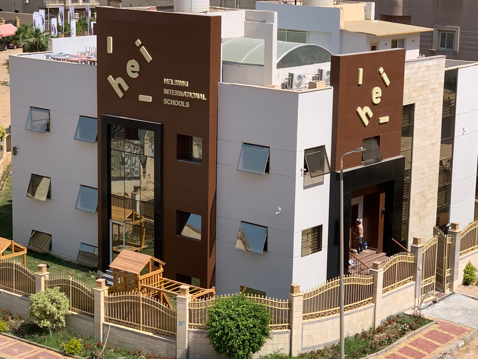Exterior view of HEI Schools Egypt nursery at Fifth Square, New Cairo