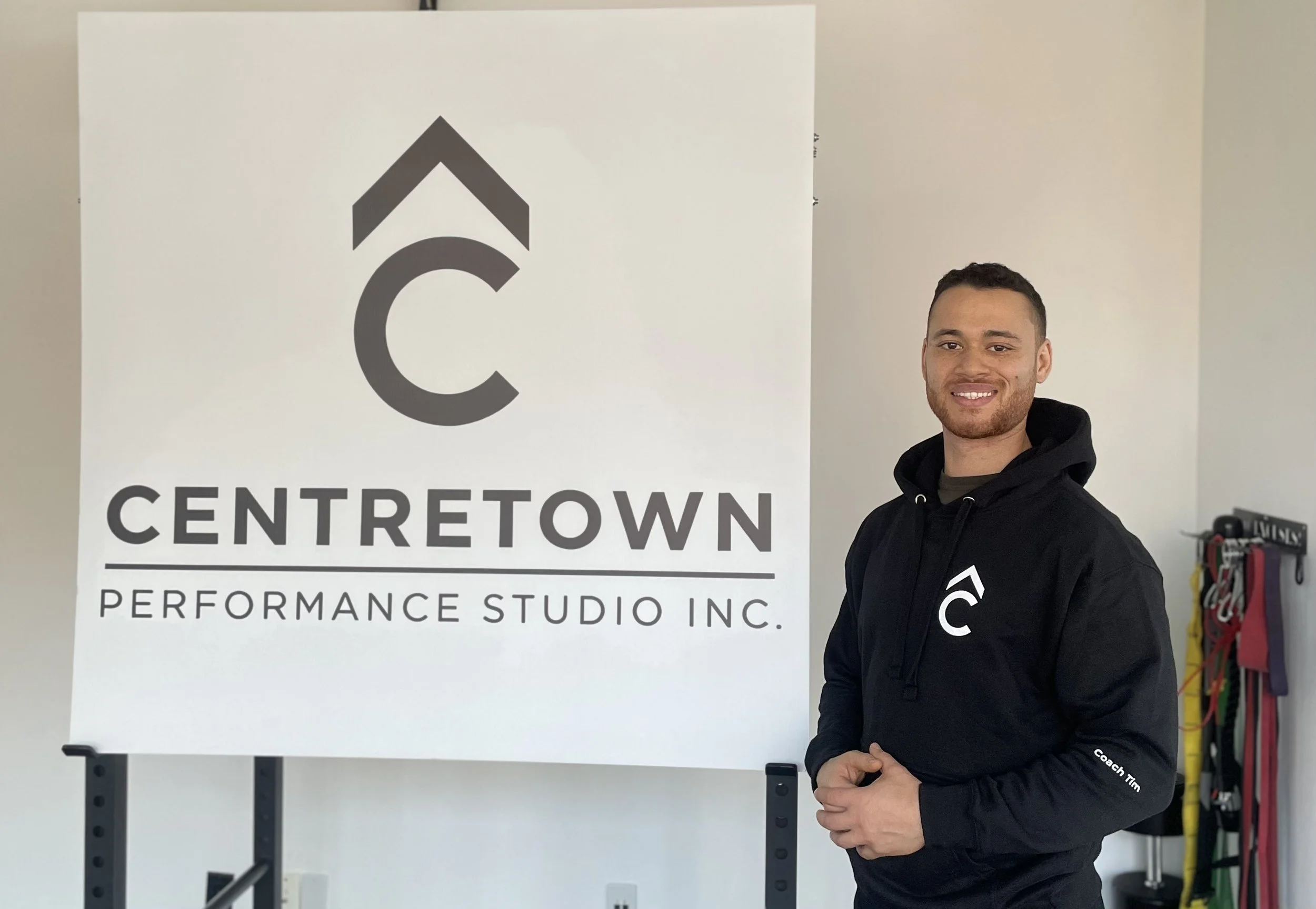 Fitness studio, Coach Tim Reid. Centretown Performance Studio