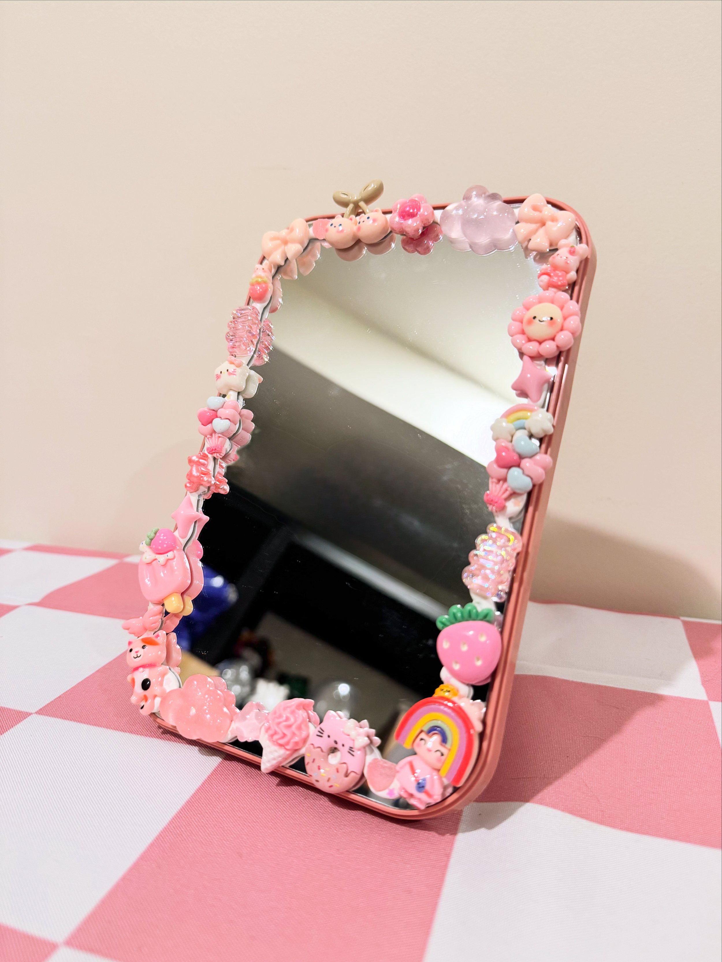 Pink Decoden Mirror