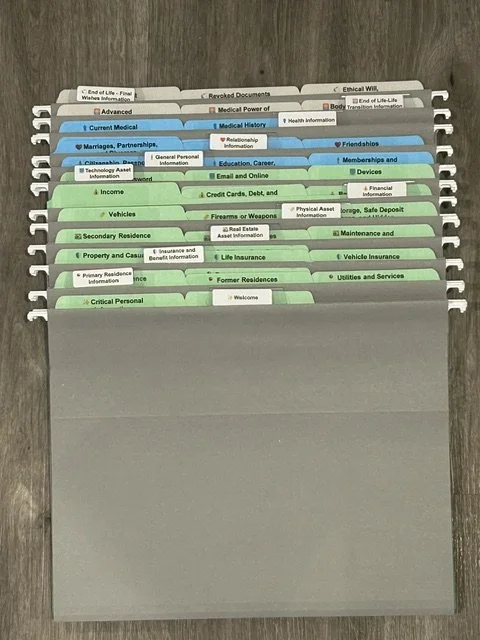 PEACE File Folder Organization System