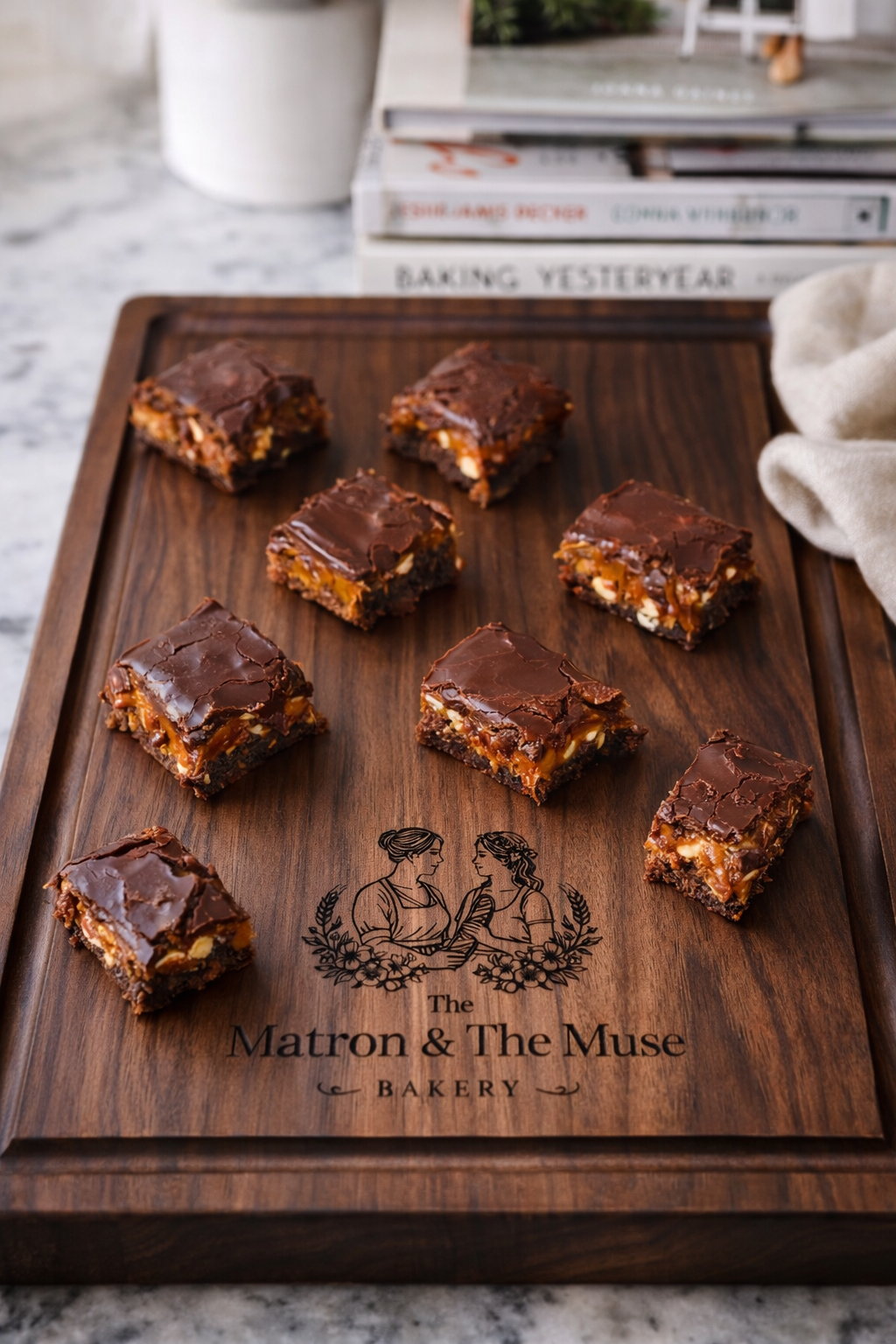 Caramel and Peanut brownie