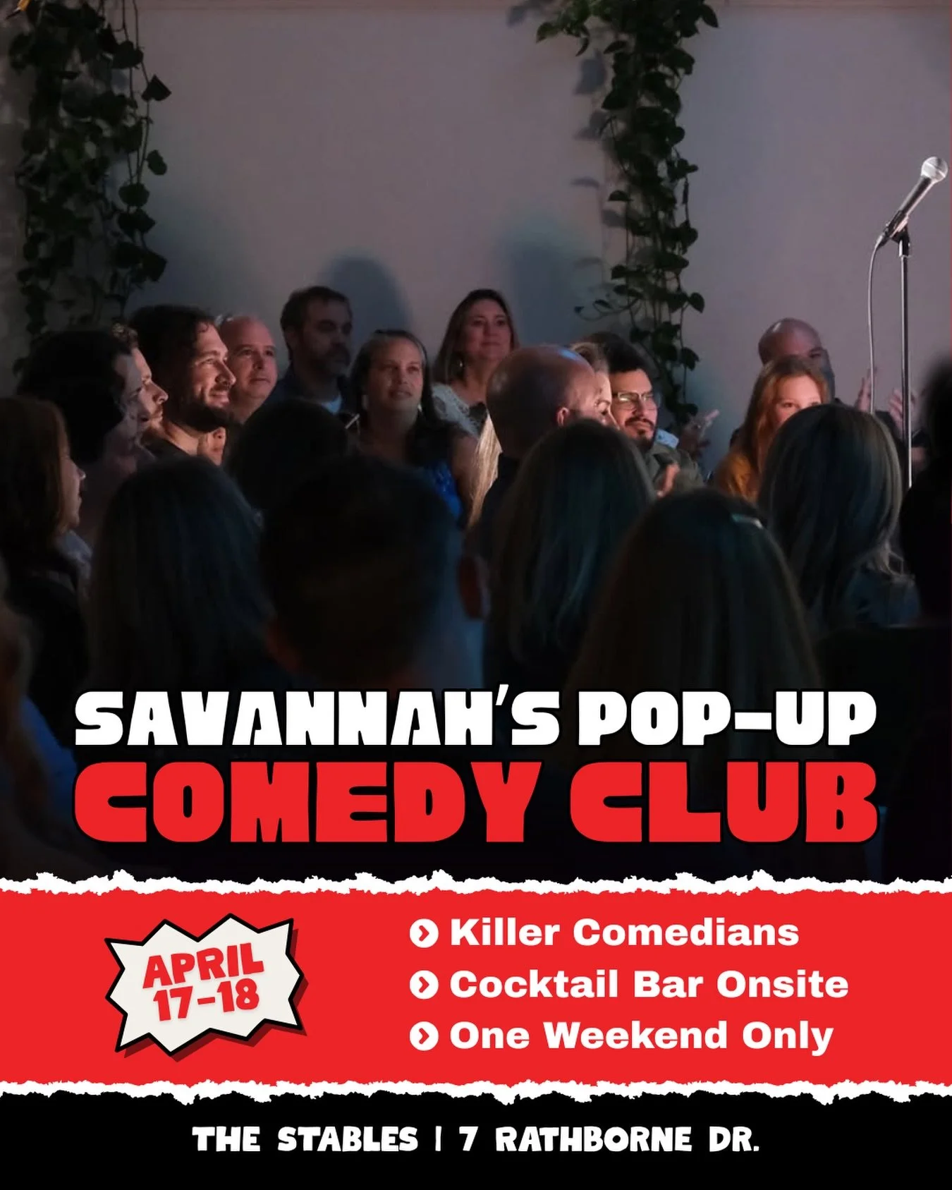 Something to do that isn&rsquo;t drunken karaoke! But you can still drink!

Thrilled to have @joe_and_veras slinging cocktails at the pop-up comedy club next month.🍸

Get your tickets now at cobblestonecomedy.com 🎟️