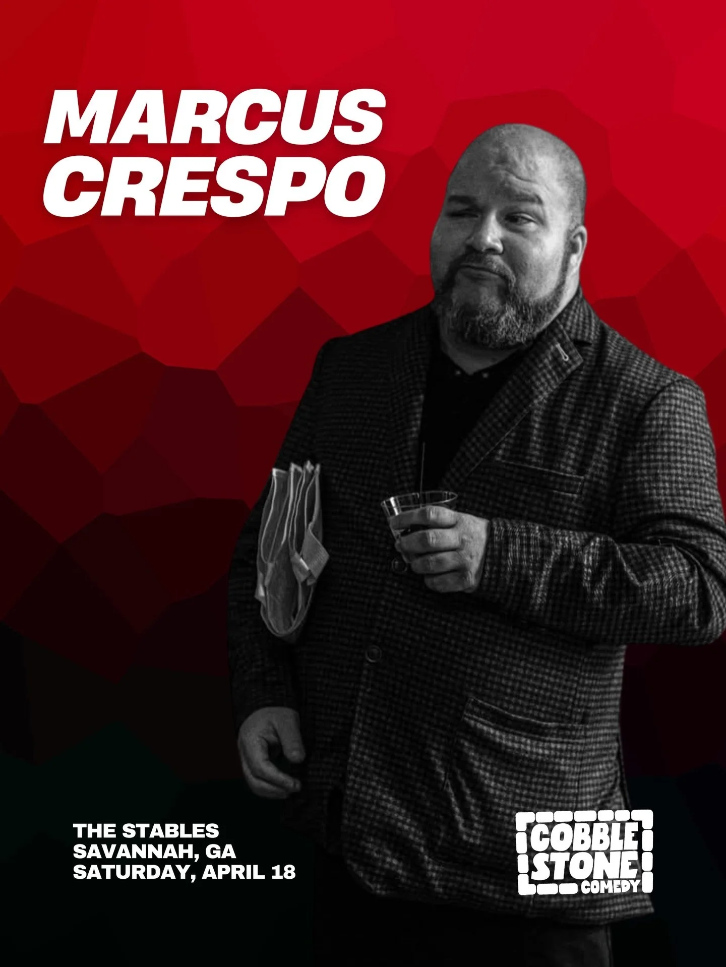 Some know him as Jacksonville&rsquo;s &ldquo;Sexiest Man&rdquo; (specifically Folio Weekly readers in 2024). We know him as Saturday&rsquo;s headliner. 😏

Get your tickets now to see Marcus Crespo this Saturday at @thestablessavannah! 🎟️

&mdash;&m