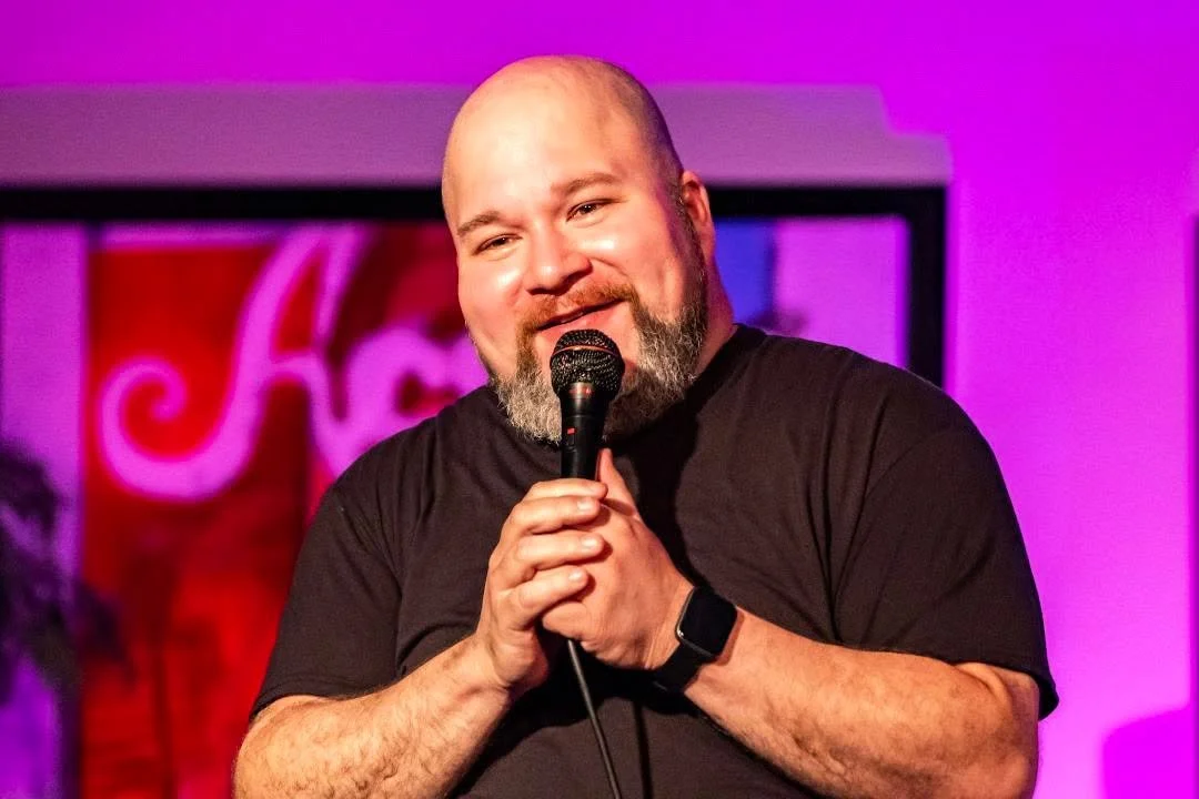 Marcus Crespo doing stand-up