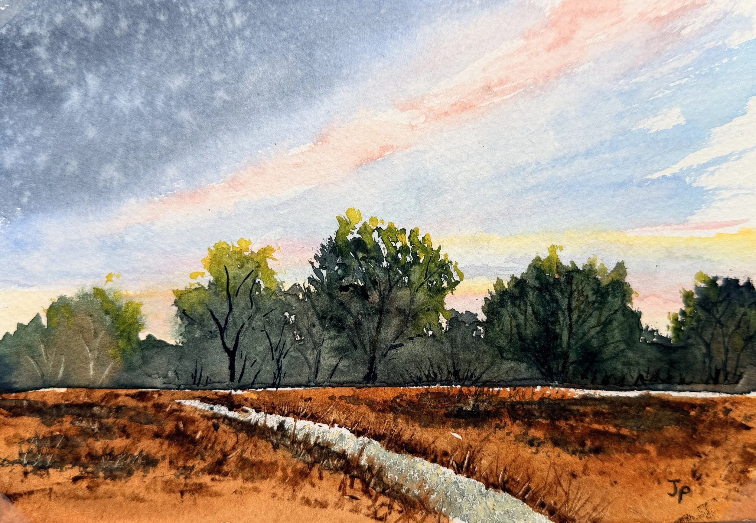 Late Summer Sunset - 5 x 7 - The Collective, Mineral Wells, TX - 80
