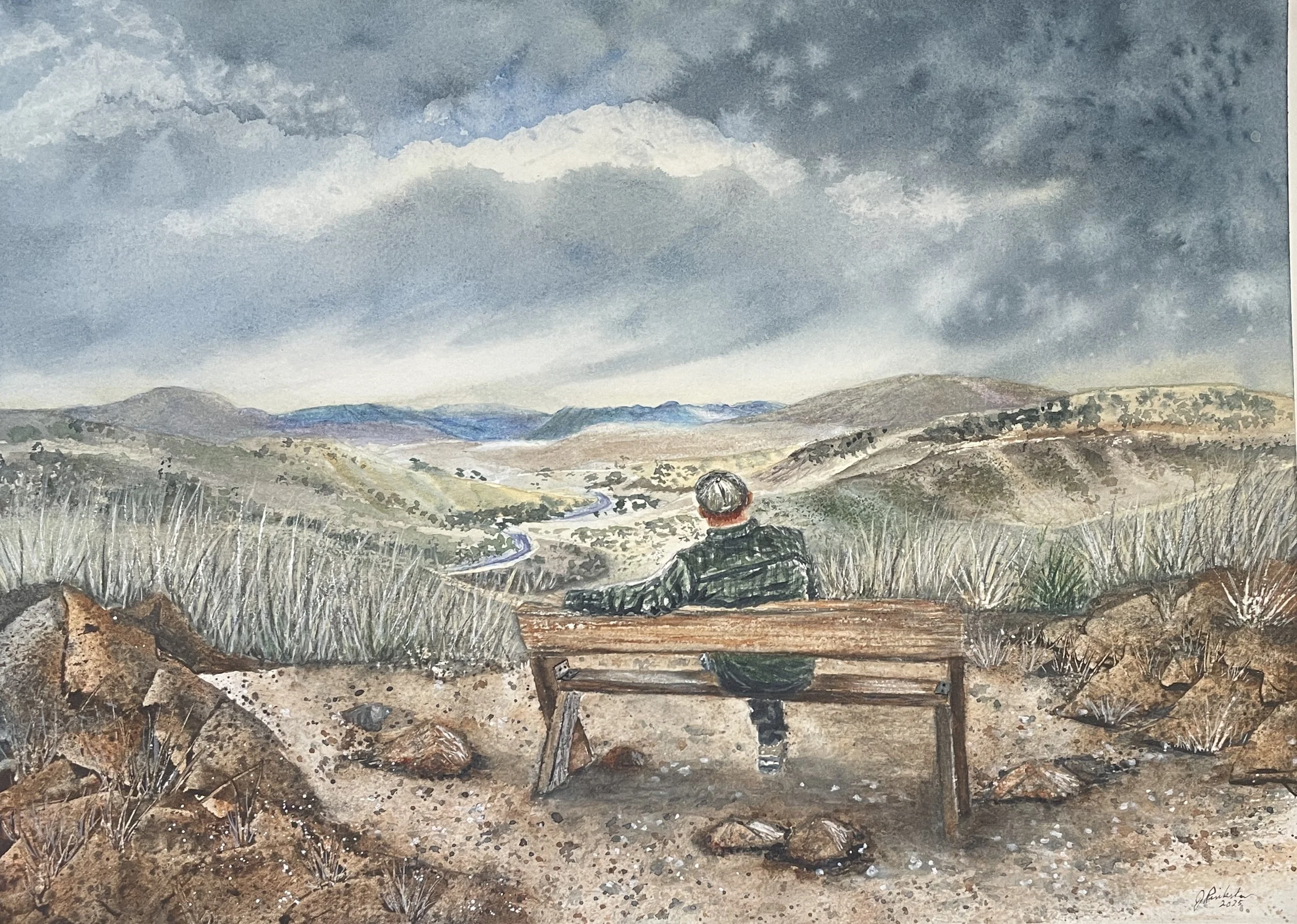 Skyline Overlook - 11 x 14 - Breckenridge Fine Art Center. Breckenridge TX - 500