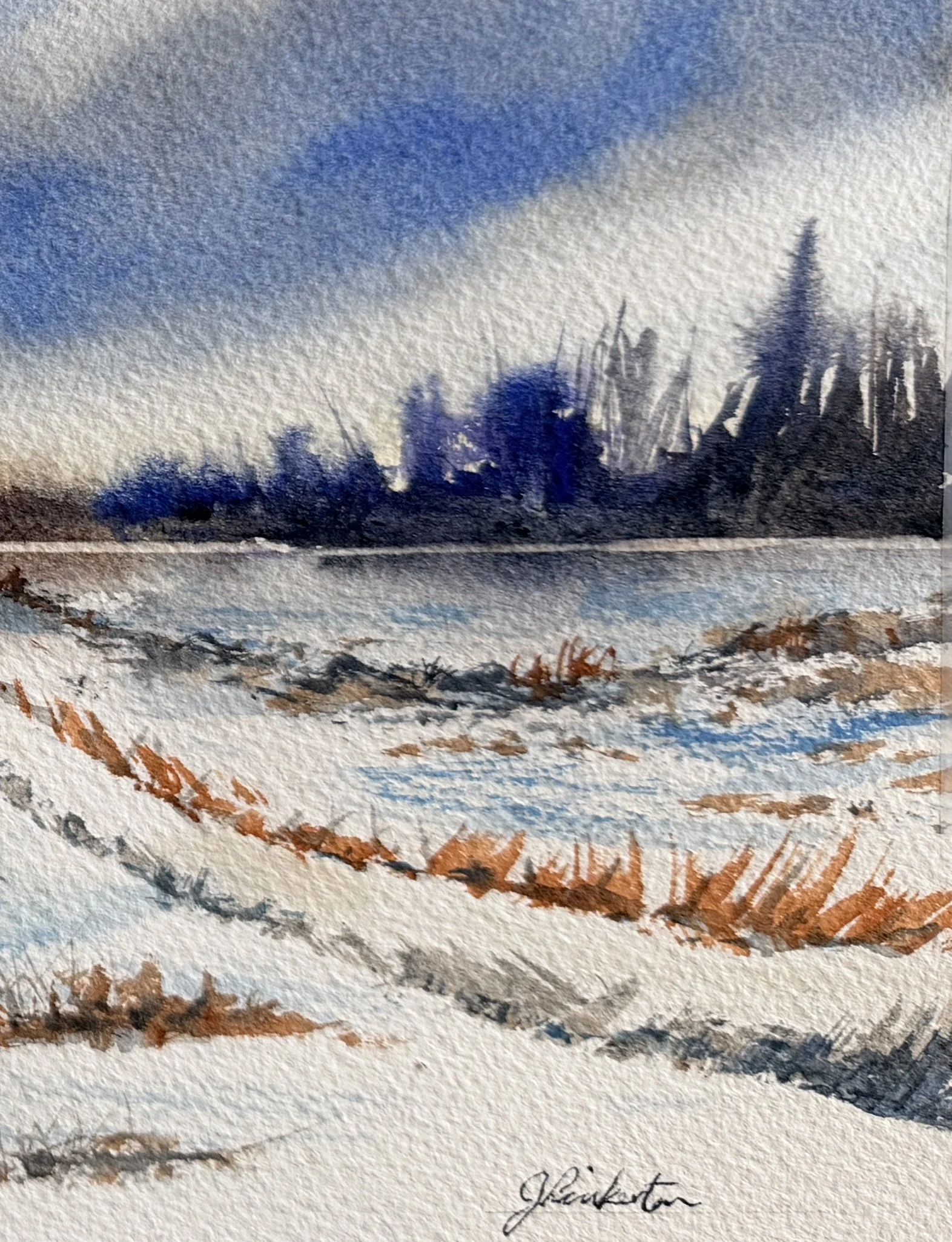 cold-clearing-watercolor-landscape-snow-splitstonestudio-close2