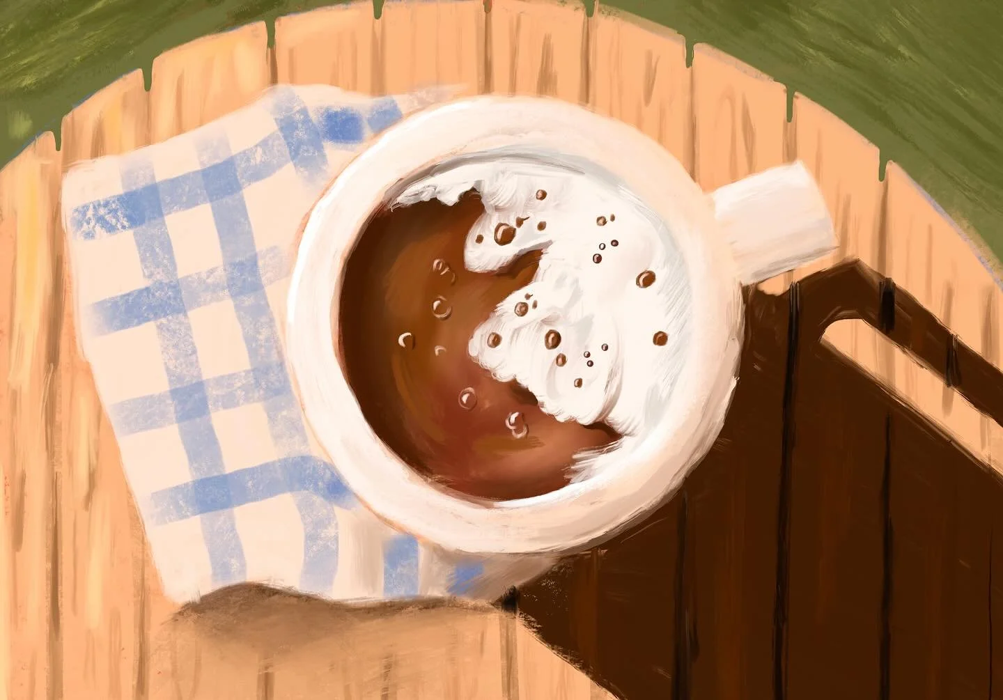 My hyperfixation has been coffee paintings ☕️🤭

#coffee #painting #procreate #smallartist #florida #creative #digitalartist