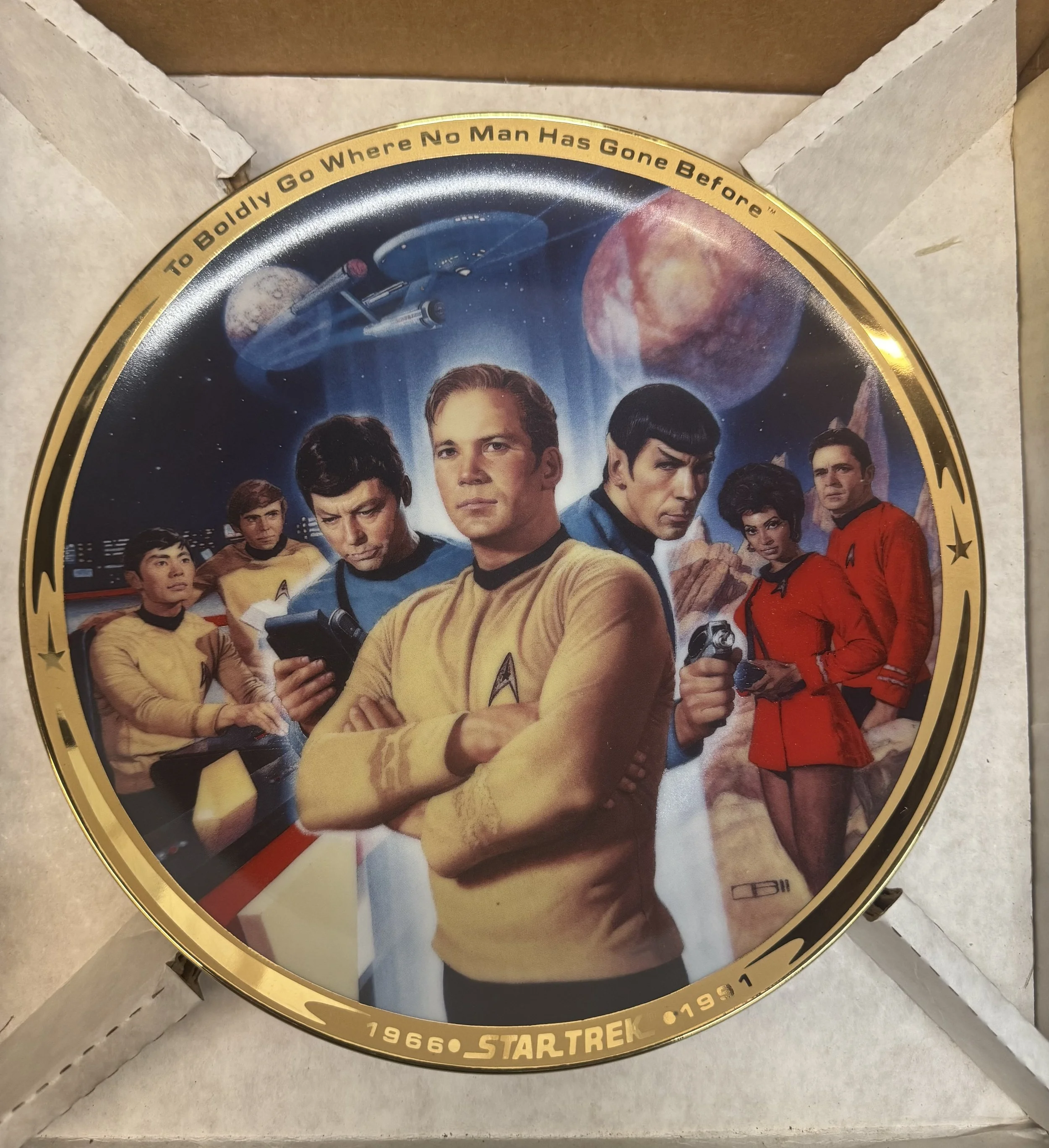 Star Trek Commemorative Collector Plate