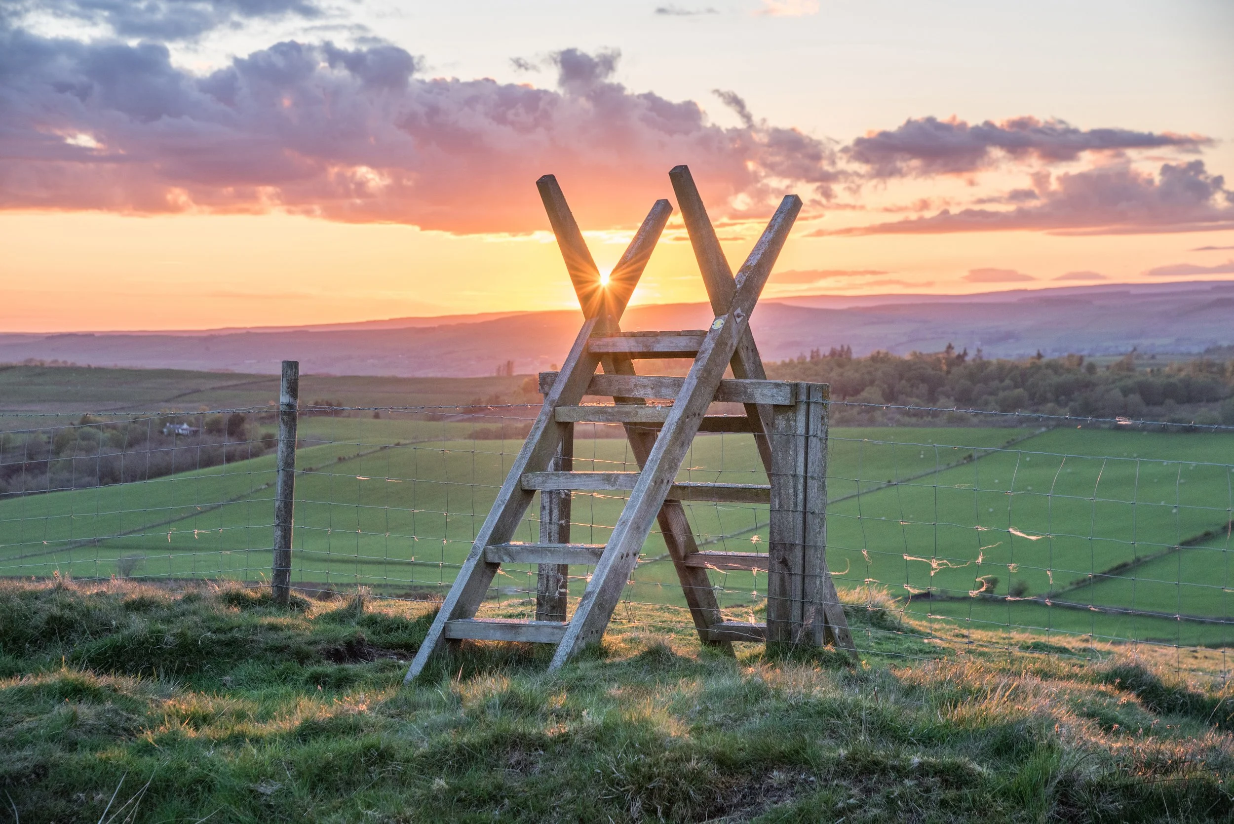 Foot style at Langley, Northumberland. A lovely walk. 