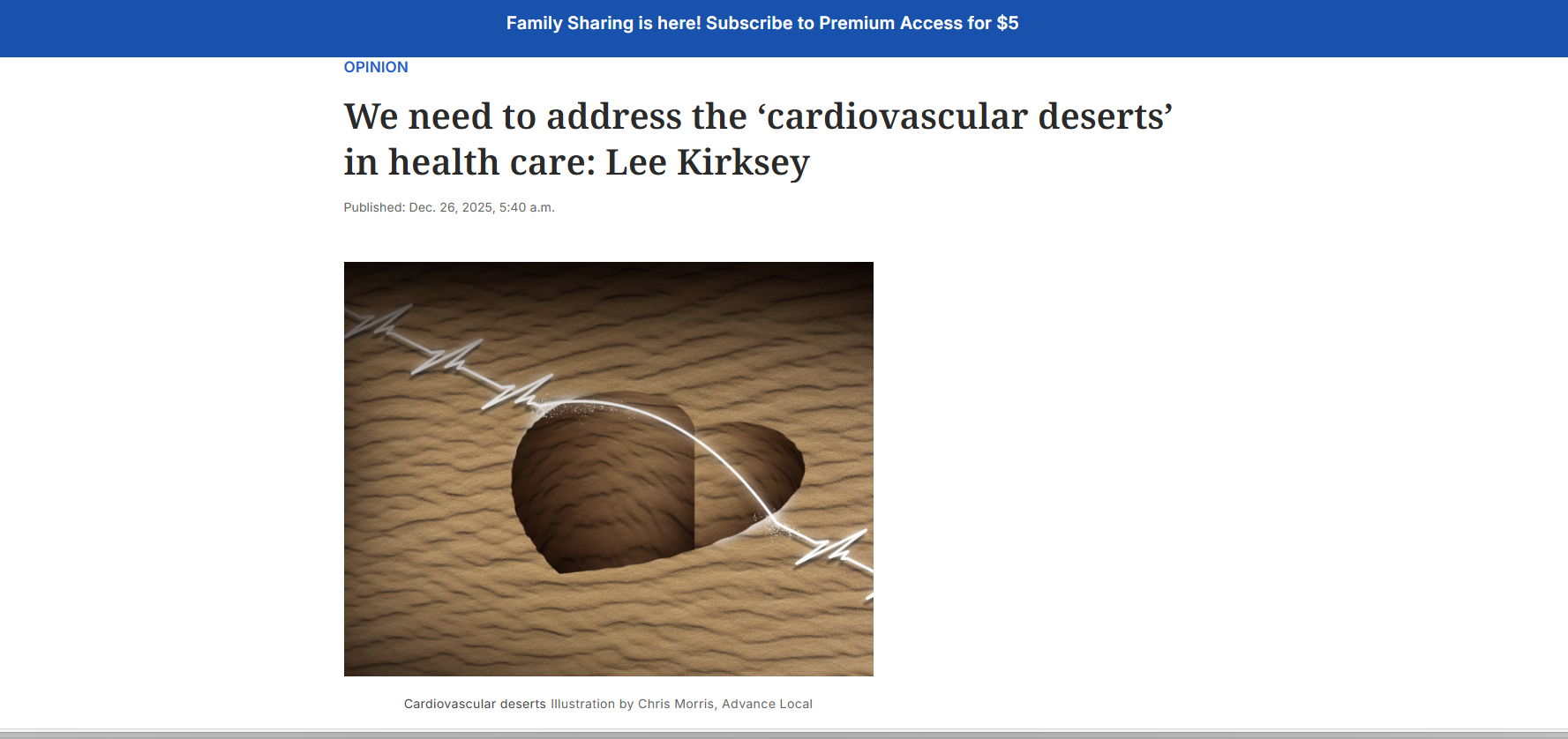 lee kiriksey cleveland.com cardiovascular deserts