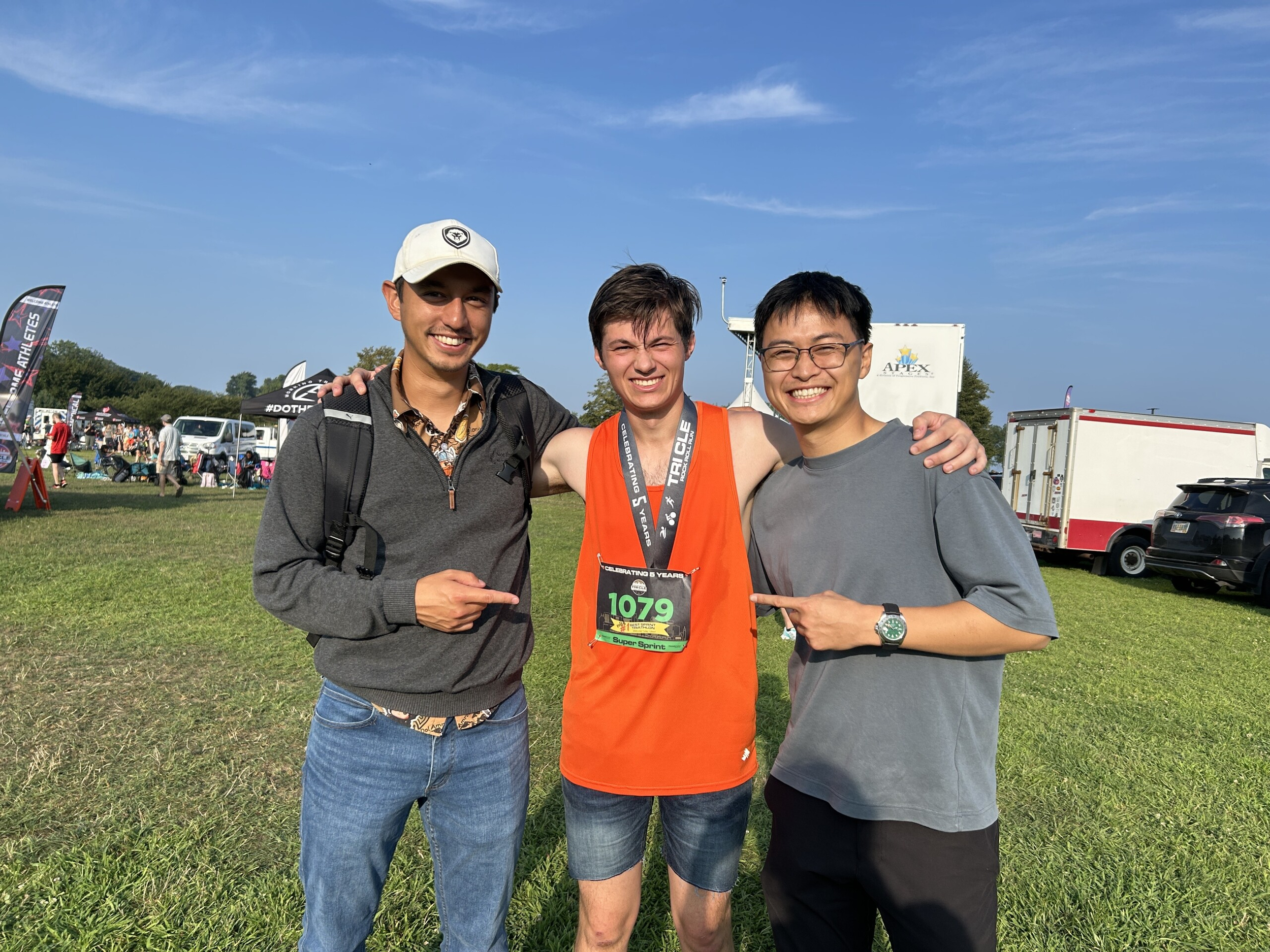 Chafing the Dream: Cleveland Man Runs Triathlon in Jorts After Losing Bet.