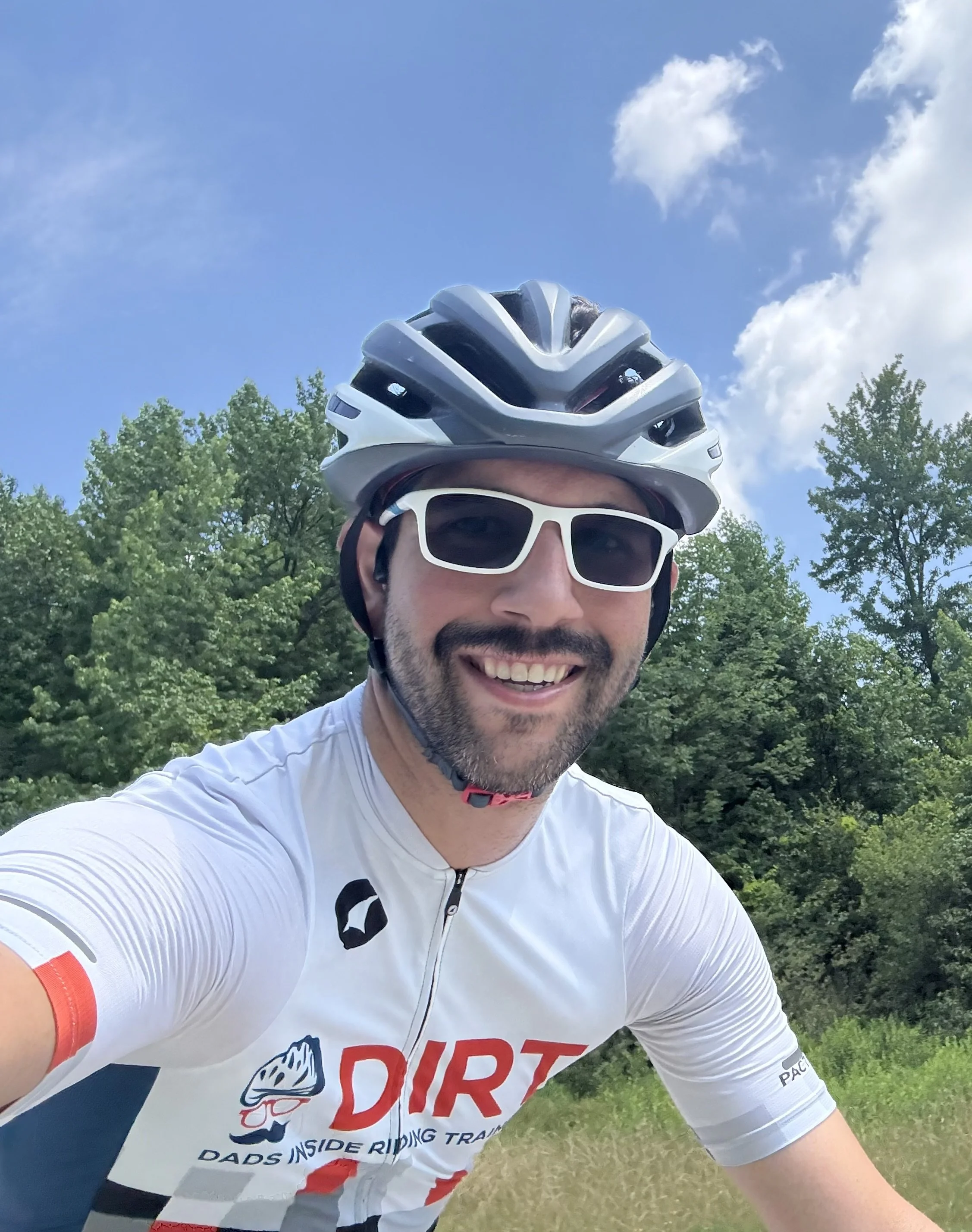 Ambassador Brad on his bike