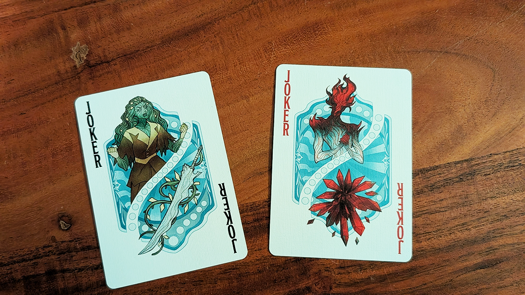 Stormlight playing cards from the Words of Radiance Leatherbound ...
