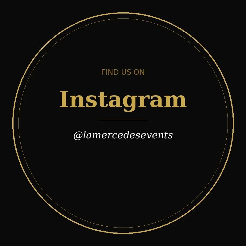 Follow La Mercedes Events on Instagram - Boutique Event Venue Zephyrhills FL