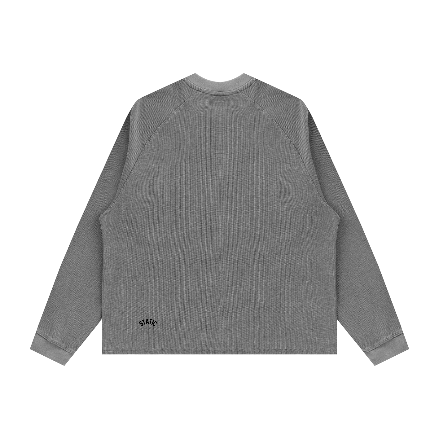 Unisex Vintage Wash Boxy  Waffle T-Shirt