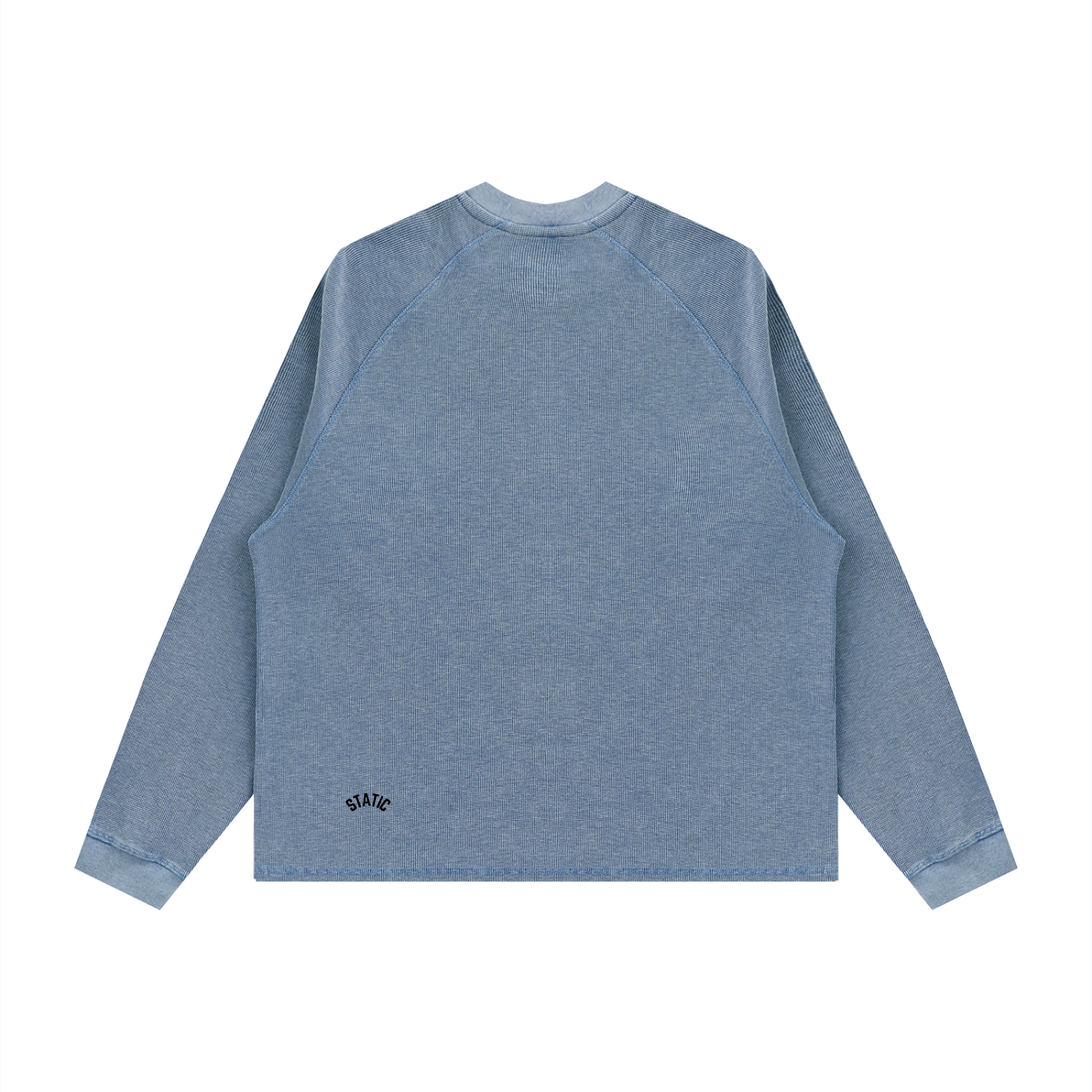 Unisex Vintage Wash Boxy  Waffle T-Shirt