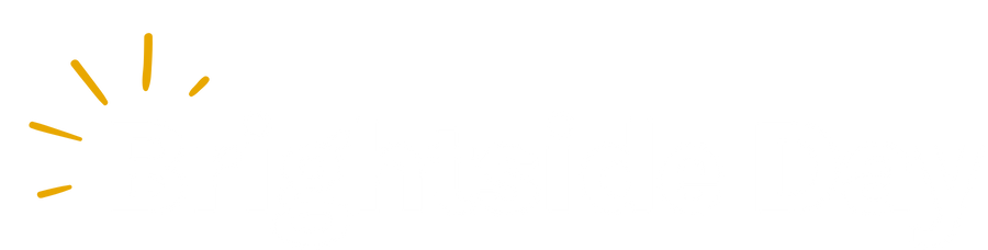 Brightside Day logo with a stylized sun icon to the left of the text.