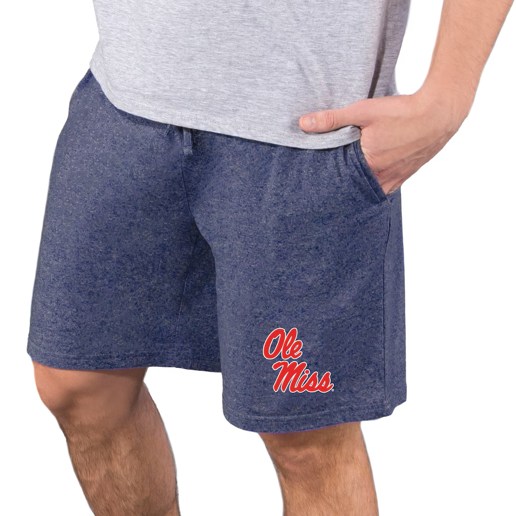 mens concepts sport navy ole miss rebels quest knit jam shorts