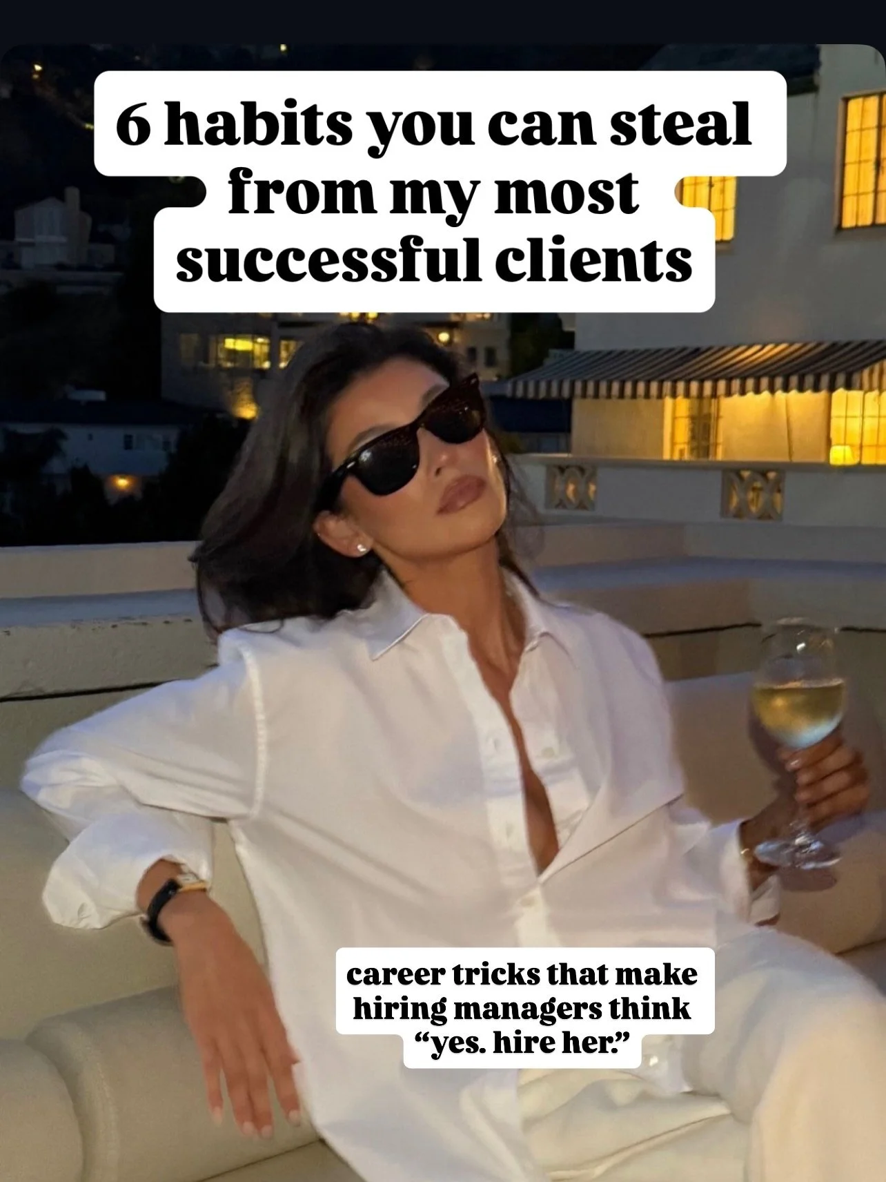 Most people job search like this:

apply
hope
repeat.

My clients use a completely different system.

That&rsquo;s why recruiters read their resume and think:

&ldquo;yes. hire her.&rdquo;

I recorded a short 8-minute video showing the strategy behin