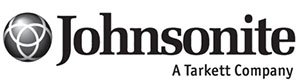Johnsonite logo with a black circular emblem and the text 'Johnsonite A Tarkett Company'.