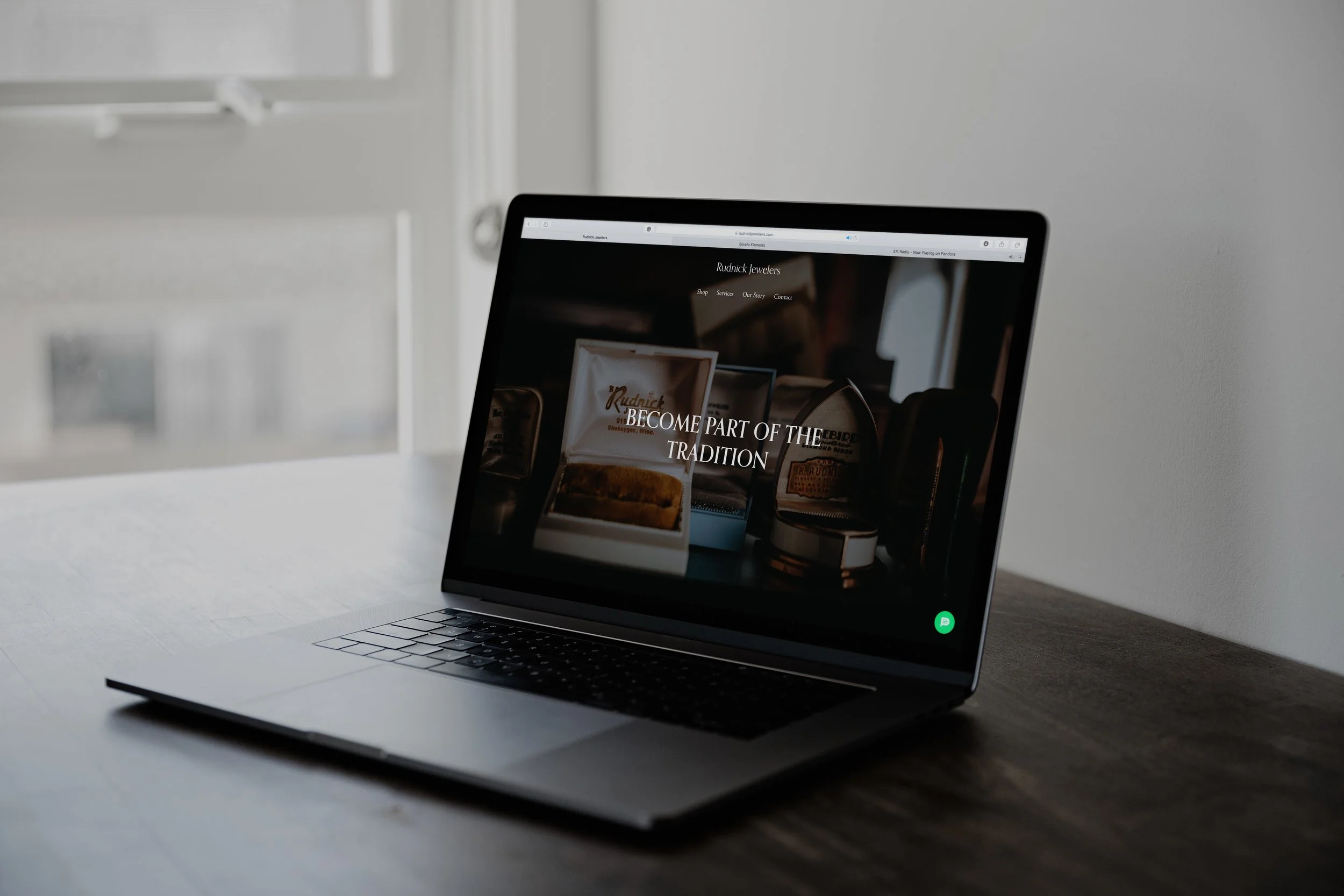 Motiska Design created a website for Rudnick Jewelers in Sheboygan, WI